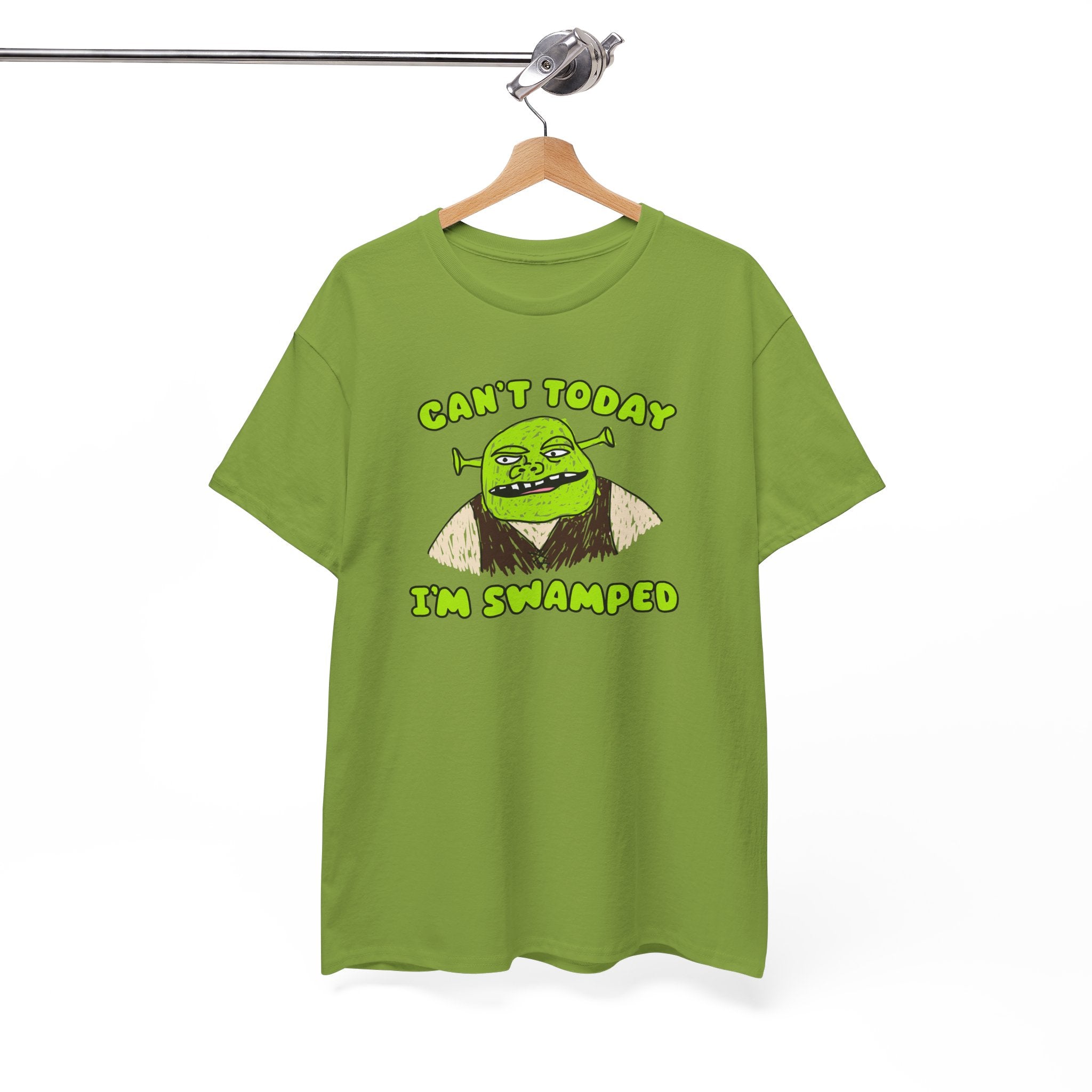 Can't Today I'm Swamped Shrek Shirt