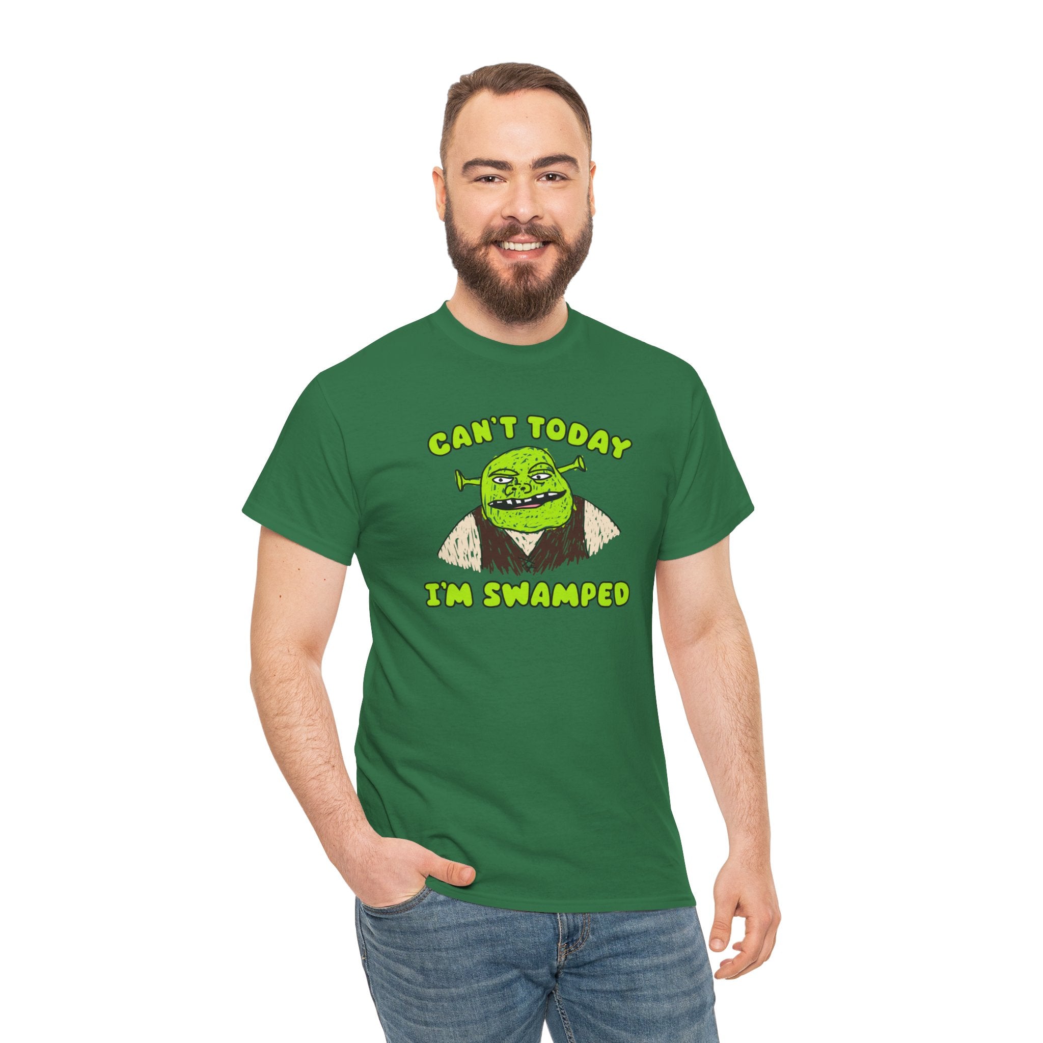 Can't Today I'm Swamped Shrek Shirt