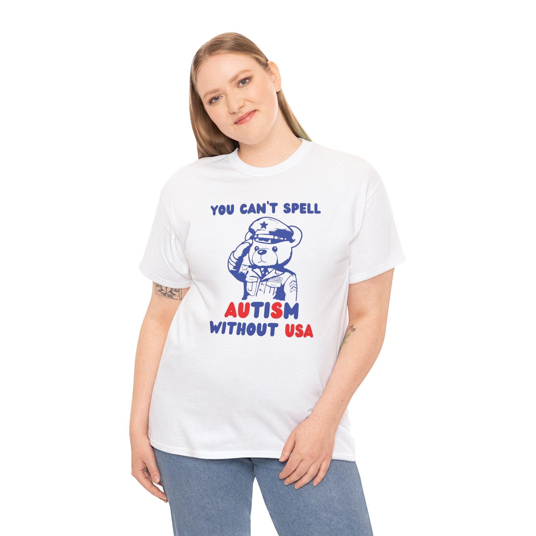 You can't spell Autism without USA shirt