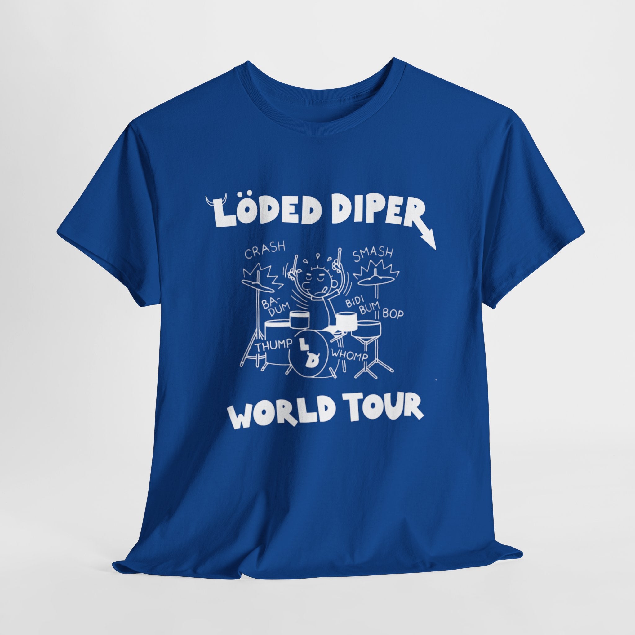 Loded Diper World Tour Shirt (Diary of a Wimpy Kid Rodrick Rules) - Unisex Heavy Cotton Tee