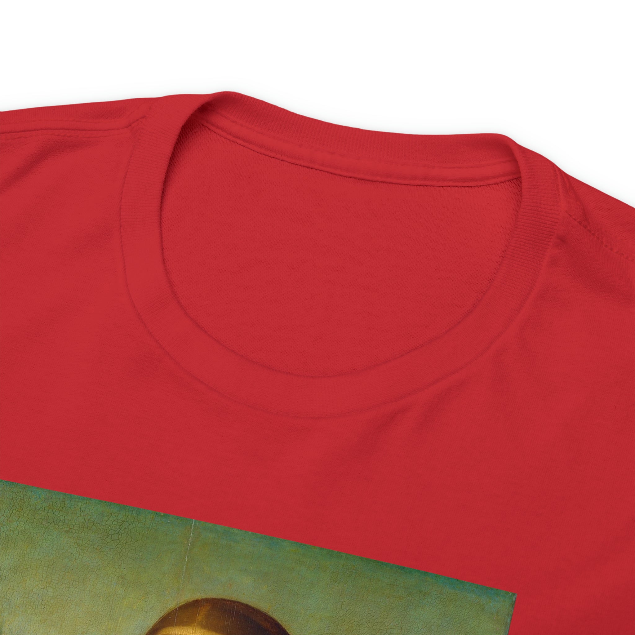 Mona Lisa with cigarettes - Unisex Heavy Cotton Tee