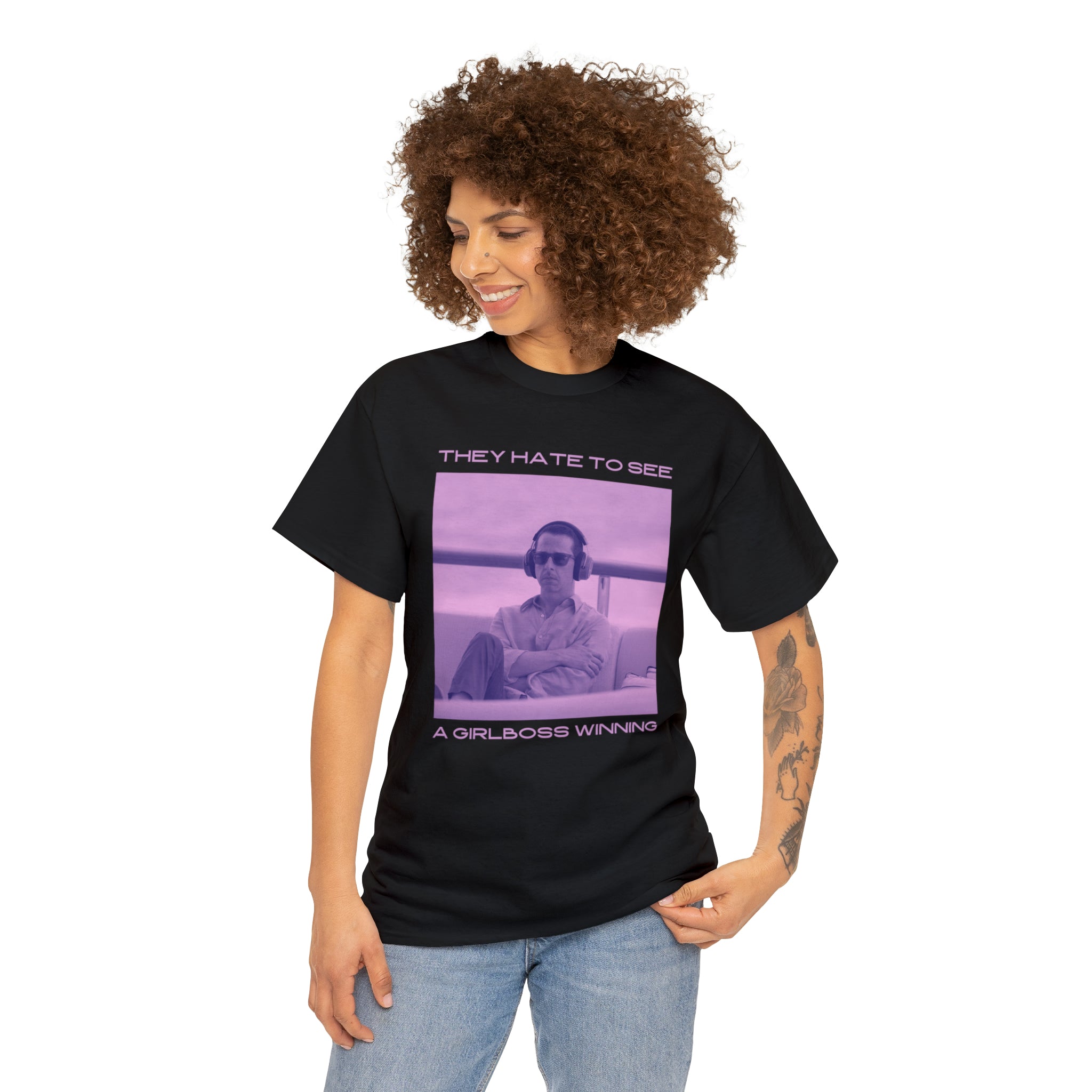 Kendall Roy They hate to see a girlboss winning - Unisex Heavy Cotton Tee