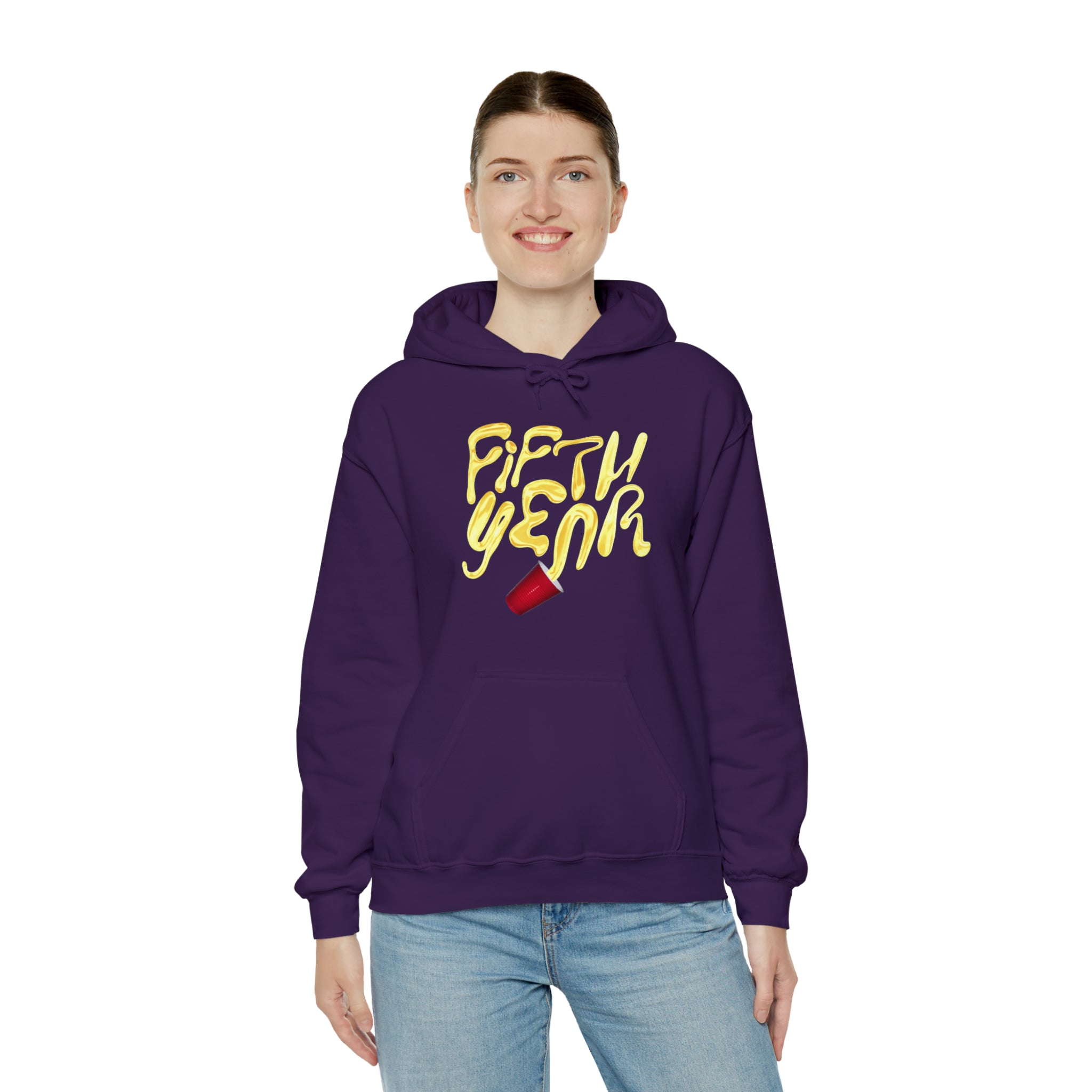 Fifth Year Beer Spill - Unisex Heavy Blend™ Hooded Sweatshirt