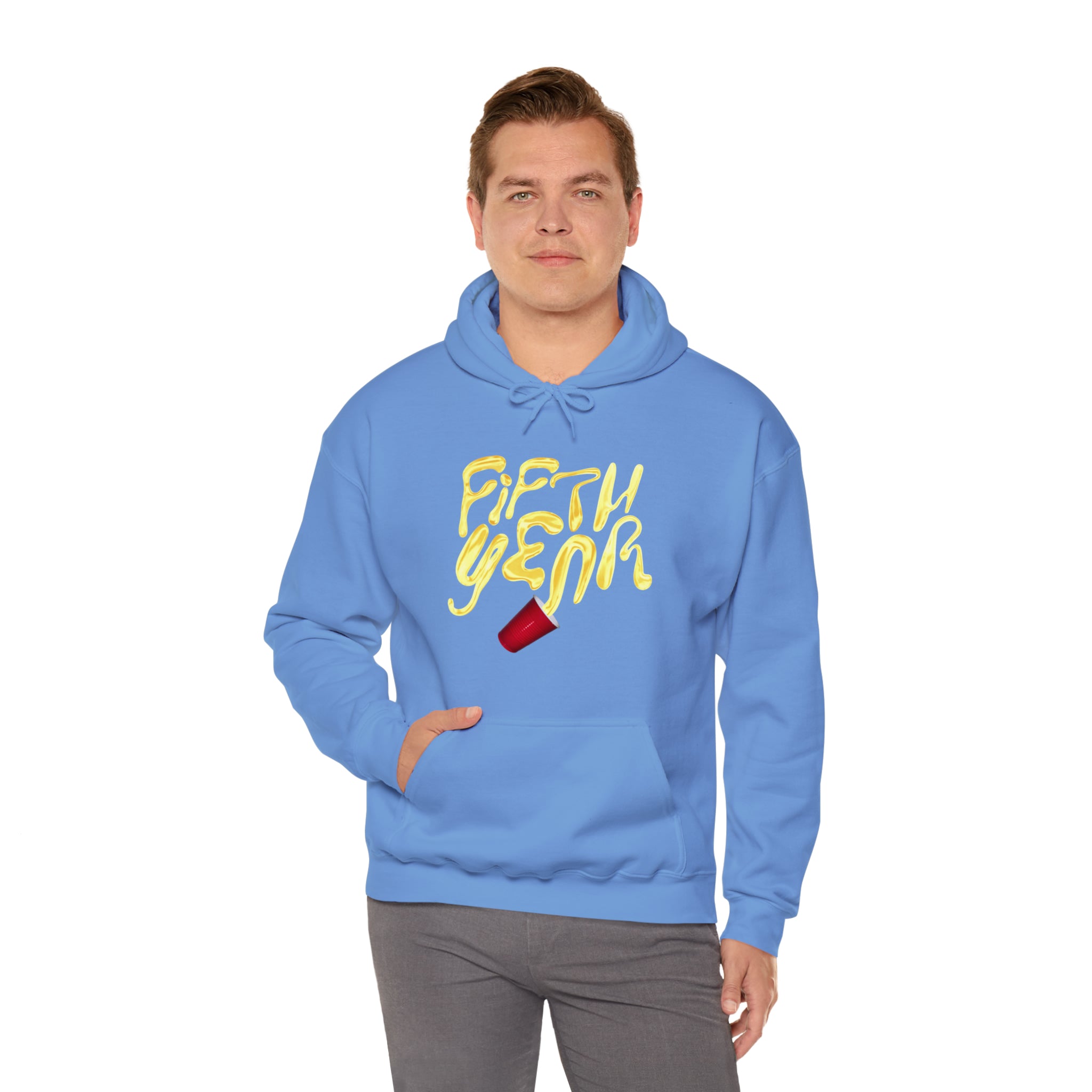 Fifth Year Beer Spill - Unisex Heavy Blend™ Hooded Sweatshirt