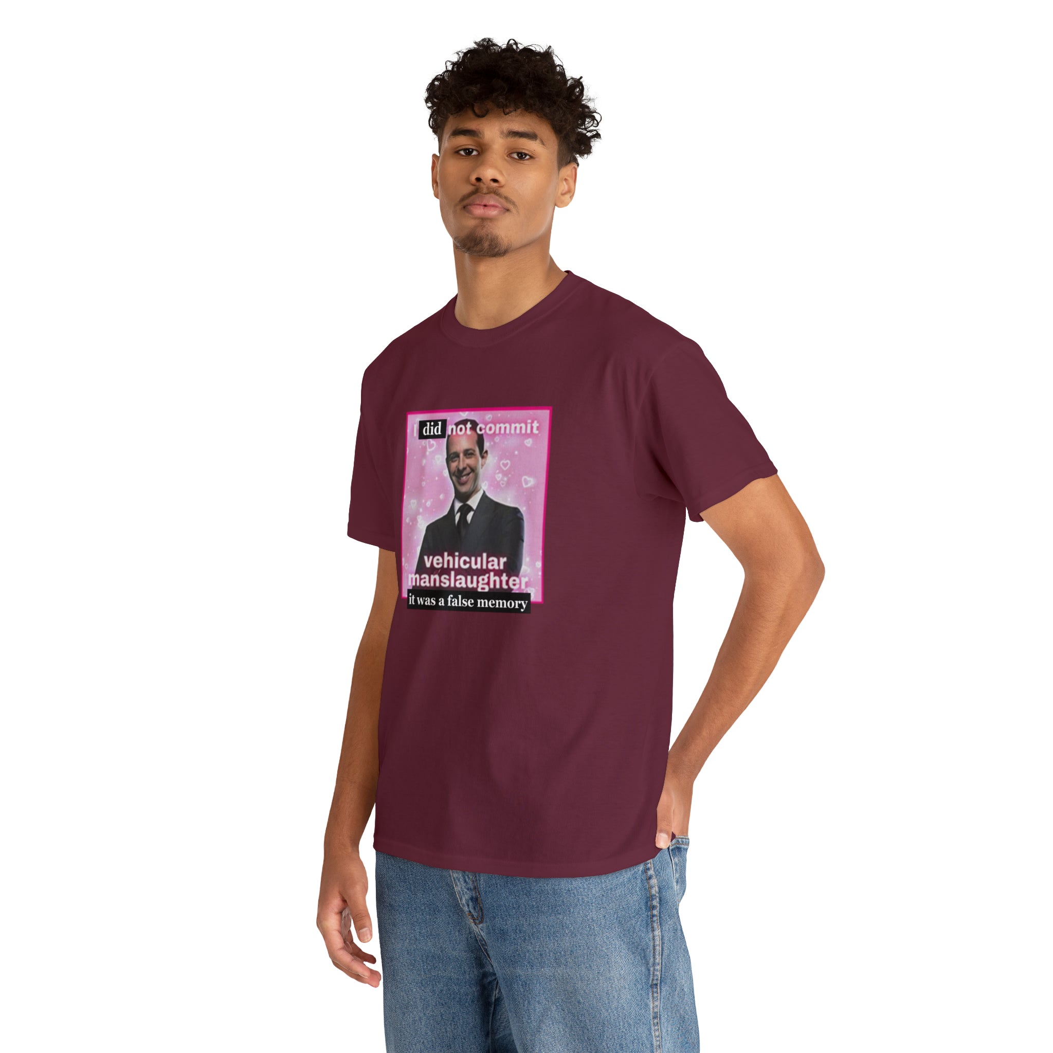 I did not commit vehicular manslaughter it was a false memory kendall roy - Unisex Heavy Cotton Tee