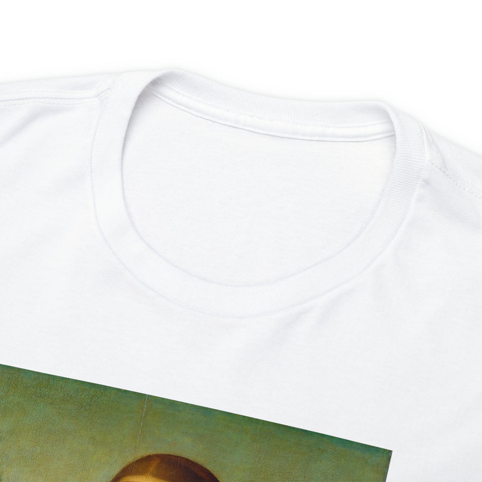 Mona Lisa with cigarettes - Unisex Heavy Cotton Tee