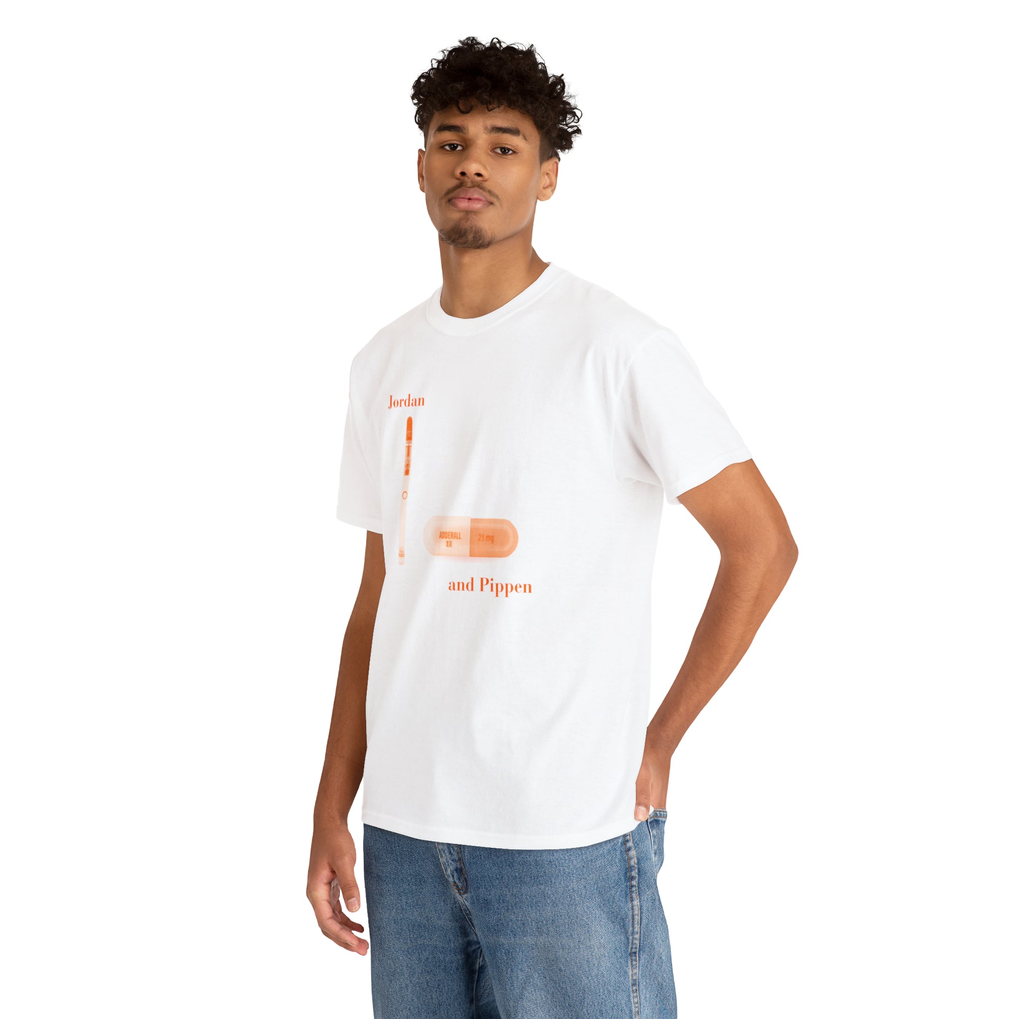 Jordan and Pippen Dab Pen and Adderall - Unisex Heavy Cotton Tee