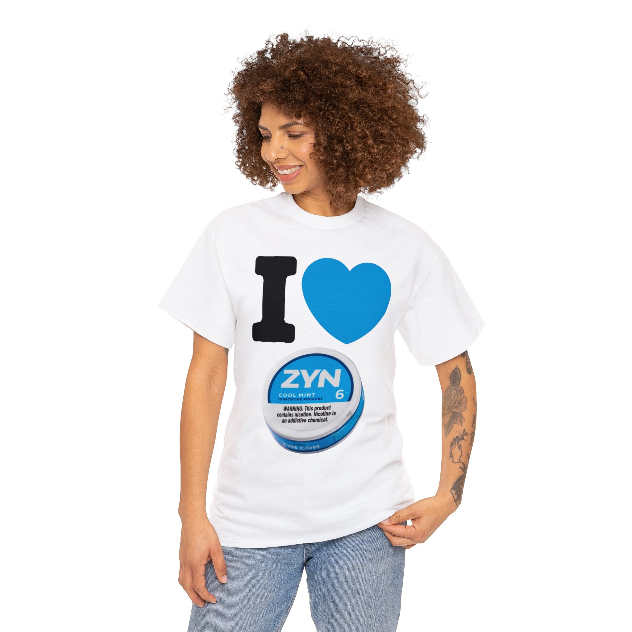 I Love ZYN - Unisex Heavy Cotton Tee