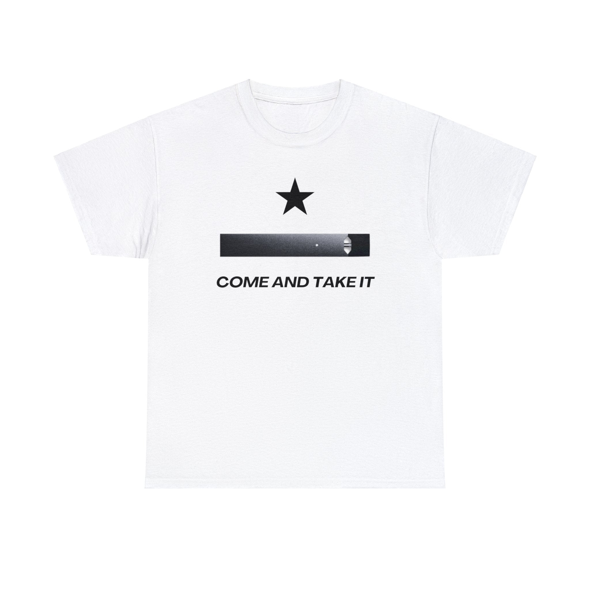 JUUL (COME AND TAKE IT) - Unisex Heavy Cotton Tee