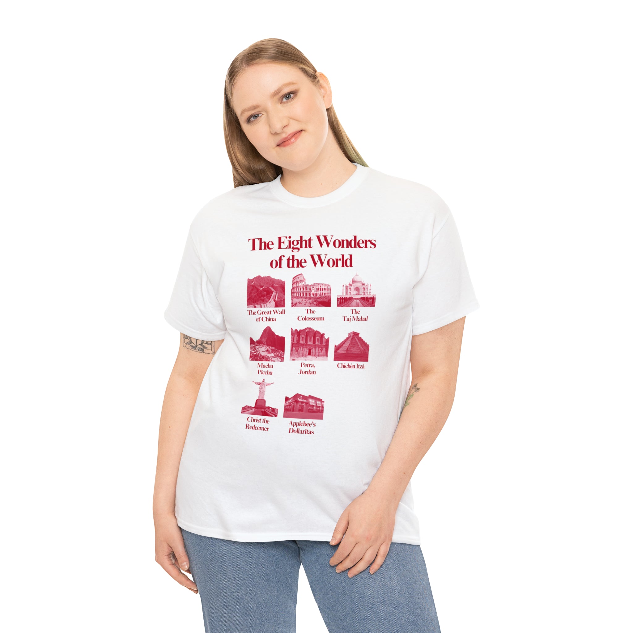 The Eight Wonders of the World (Applebee's Dollaritas) - Unisex Heavy Cotton Tee