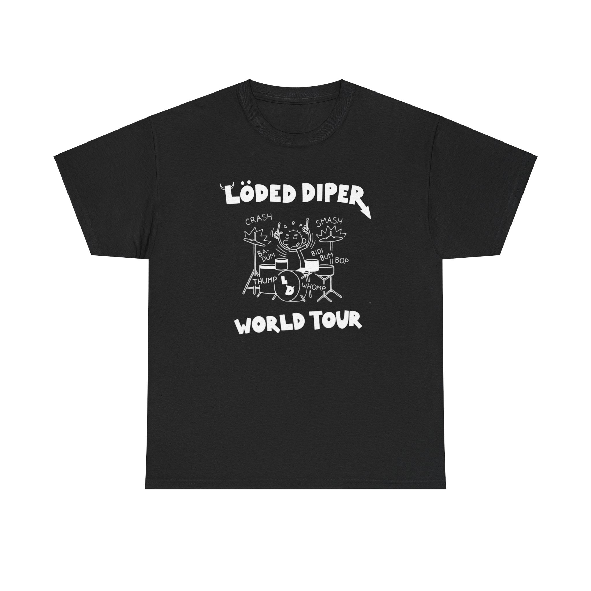 Loded Diper World Tour Shirt (Diary of a Wimpy Kid Rodrick Rules) - Unisex Heavy Cotton Tee