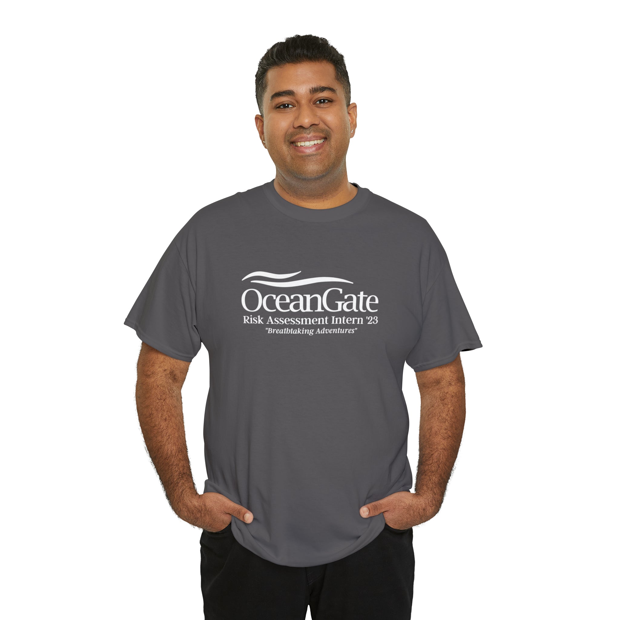 OceanGate Risk Assessment Intern '23 Unisex Heavy Cotton Tee