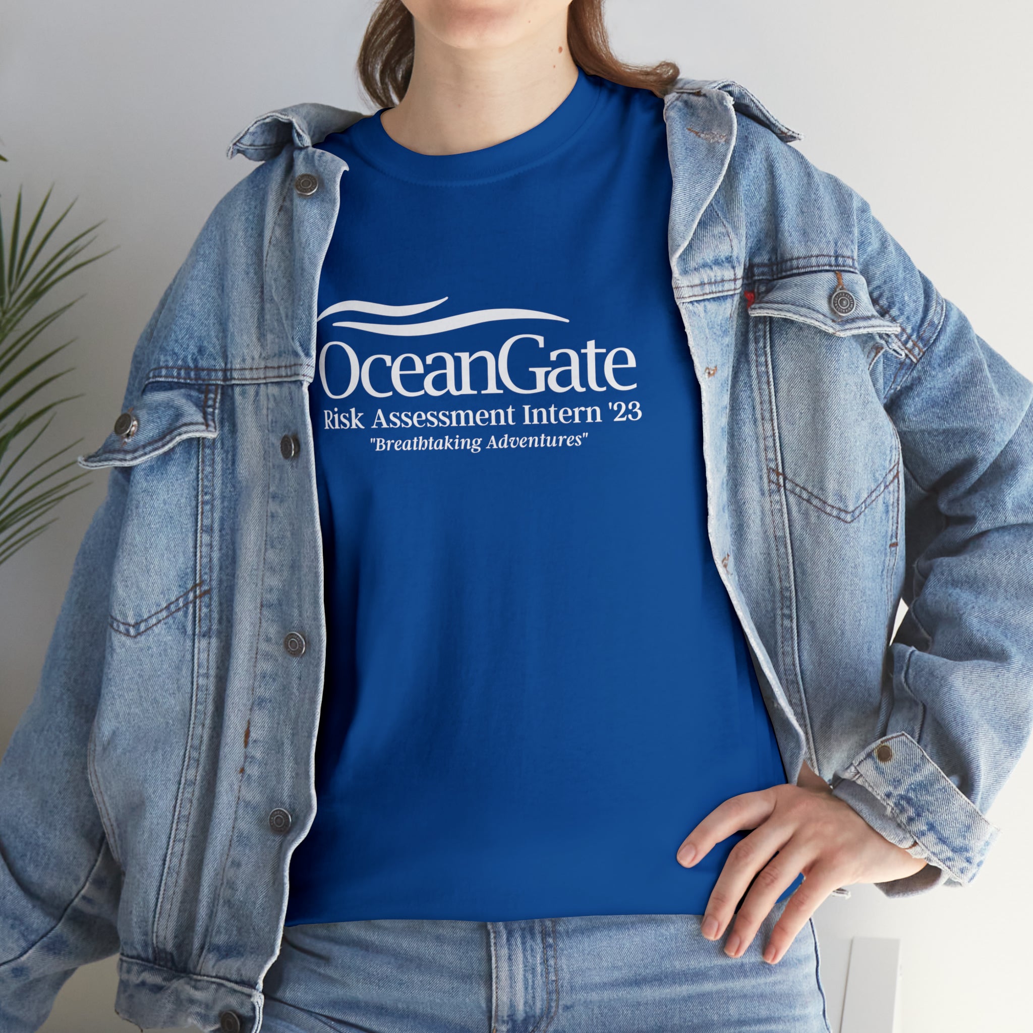 OceanGate Risk Assessment Intern '23 Unisex Heavy Cotton Tee