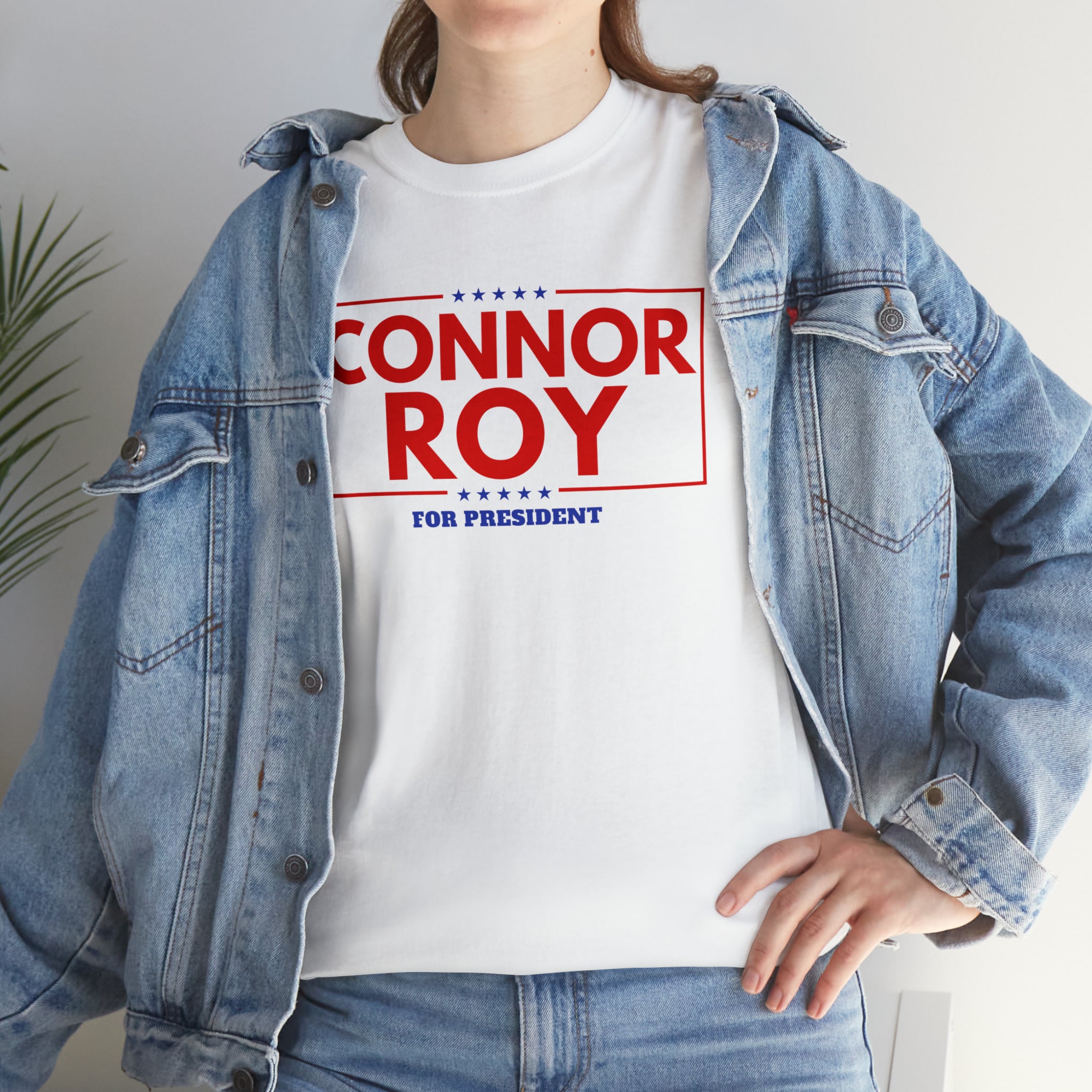 Connor Roy for President - Unisex Heavy Cotton Tee