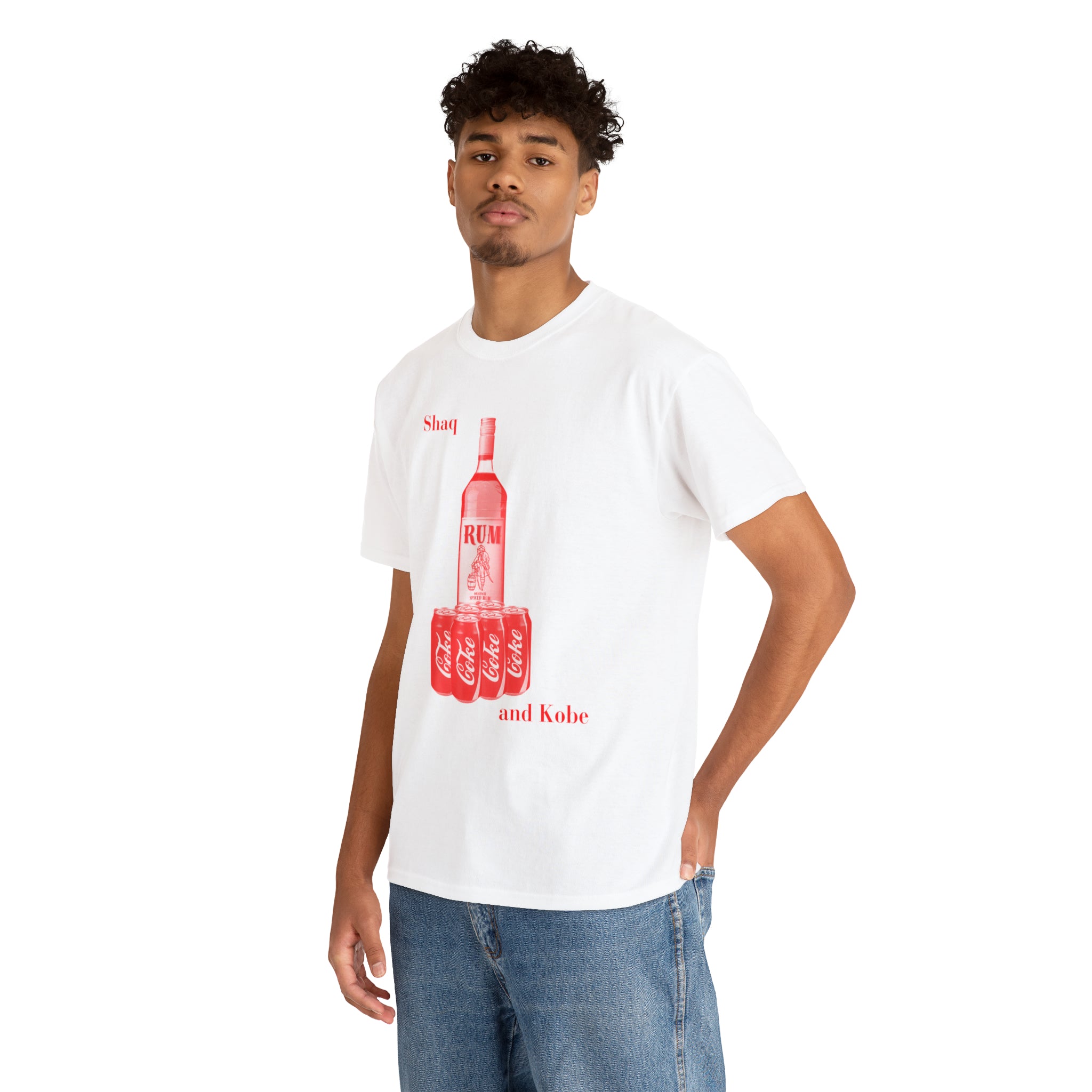 Shaq and Kobe Rum and Coke - Unisex Heavy Cotton Tee