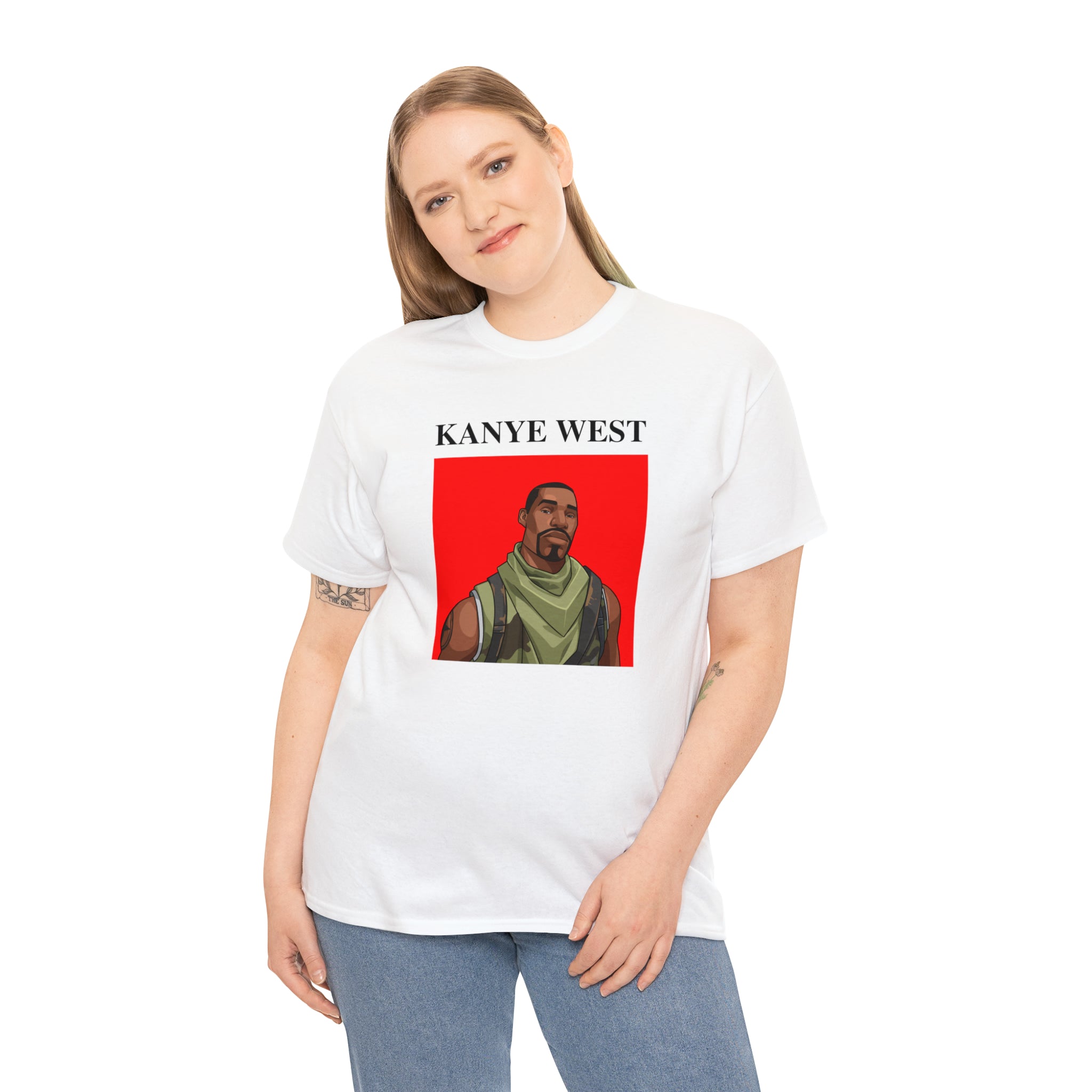 Kanye West Fortnite Default Skin - Unisex Heavy Cotton Tee