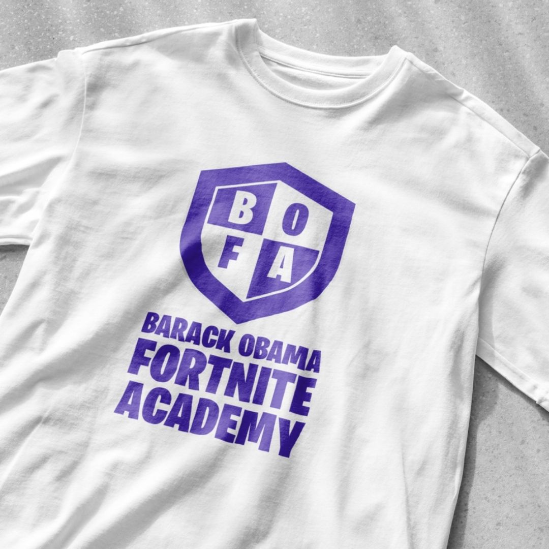 BOFA Barack Obama Fortnite Academy - Unisex Heavy Cotton Tee