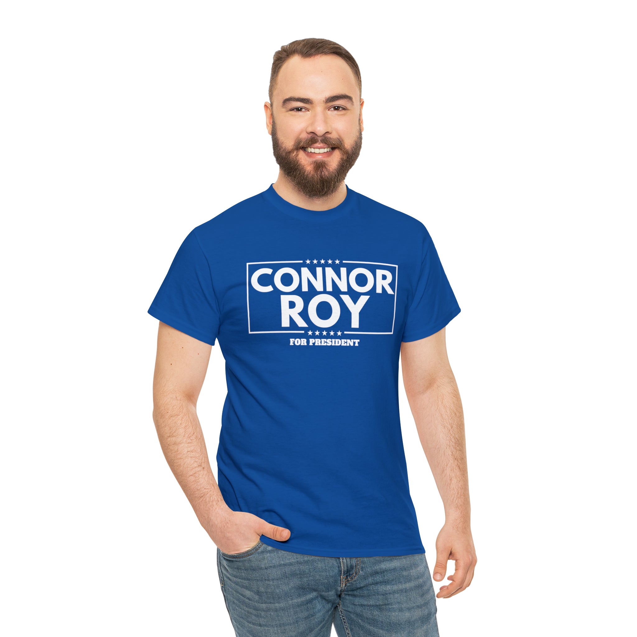 Connor Roy for President - Unisex Heavy Cotton Tee