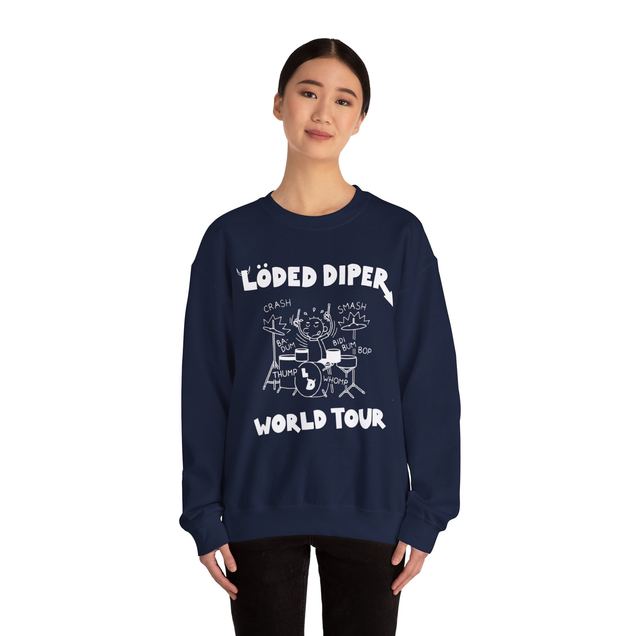 Loded Diper Unisex Heavy Blend™ Crewneck Sweatshirt