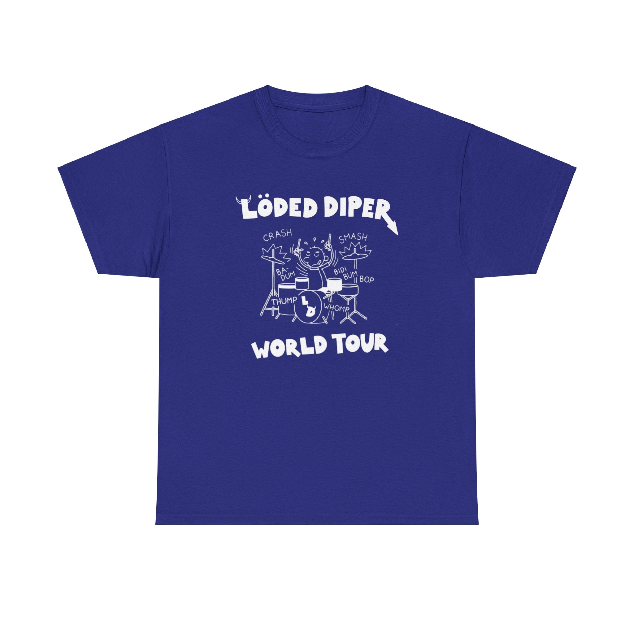 Loded Diper World Tour Shirt (Diary of a Wimpy Kid Rodrick Rules) - Unisex Heavy Cotton Tee