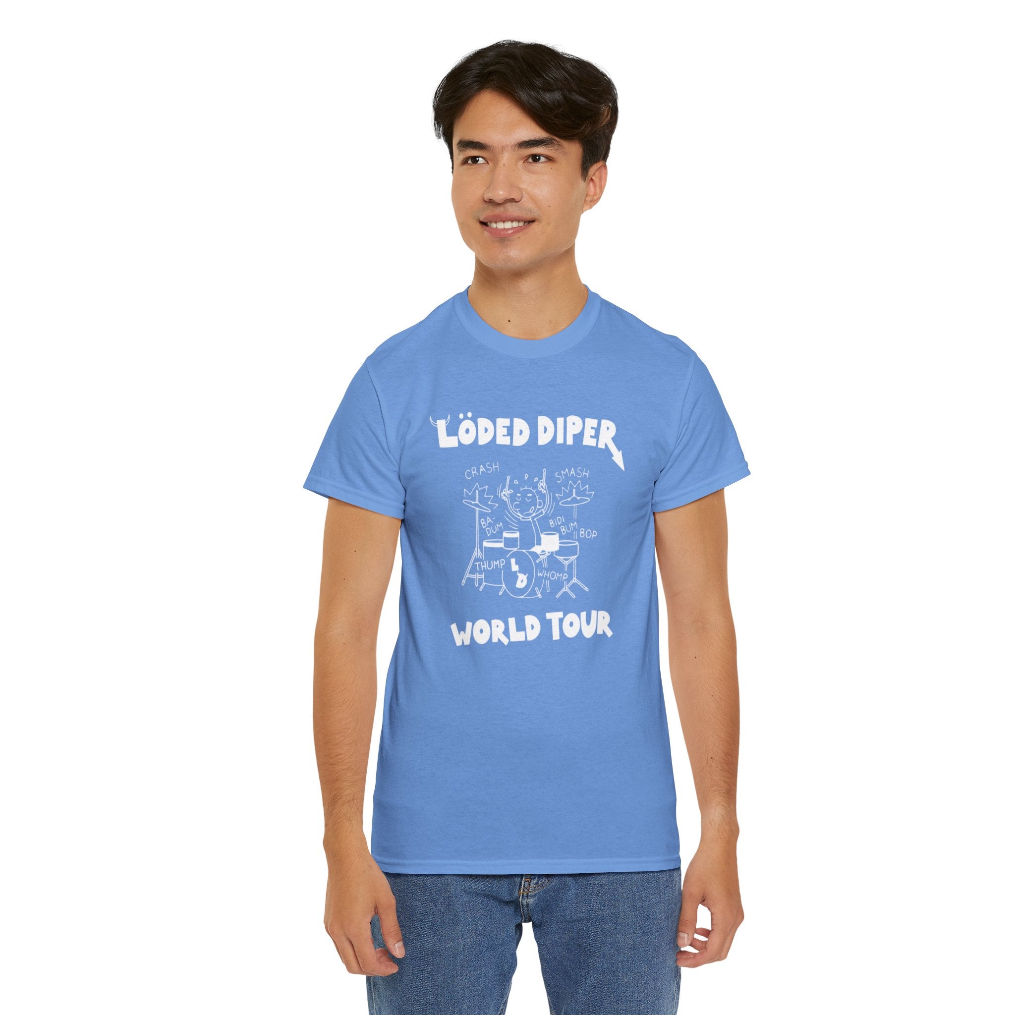 Loded Diper World Tour Shirt (Diary of a Wimpy Kid Rodrick Rules) - Unisex Heavy Cotton Tee