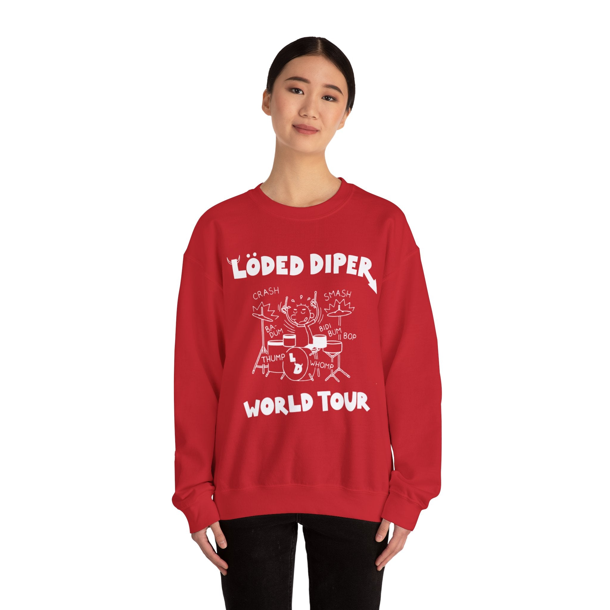 Loded Diper Unisex Heavy Blend™ Crewneck Sweatshirt