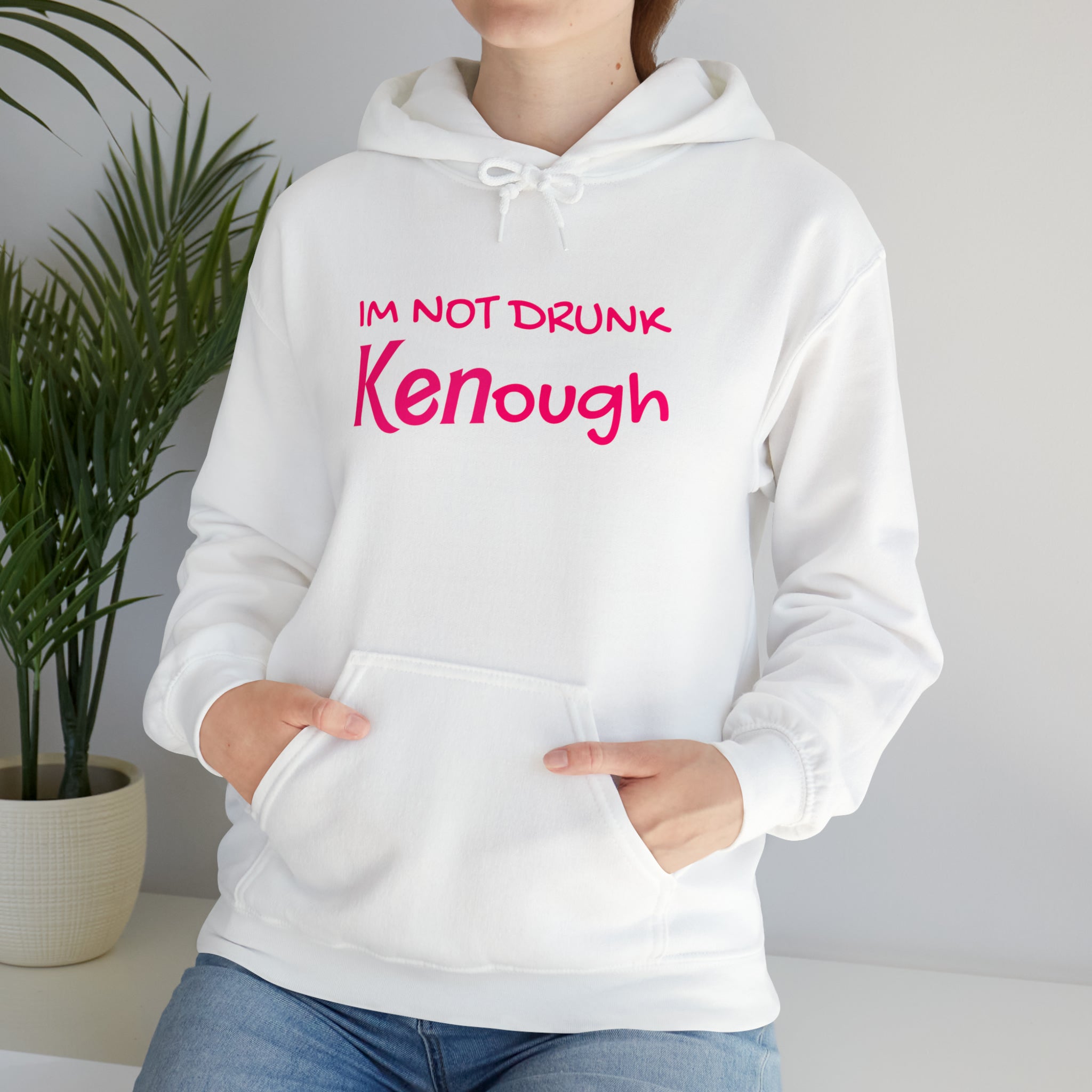 I'm not drunk Kenough Barbie - Unisex Heavy Blend™ Hooded Sweatshirt