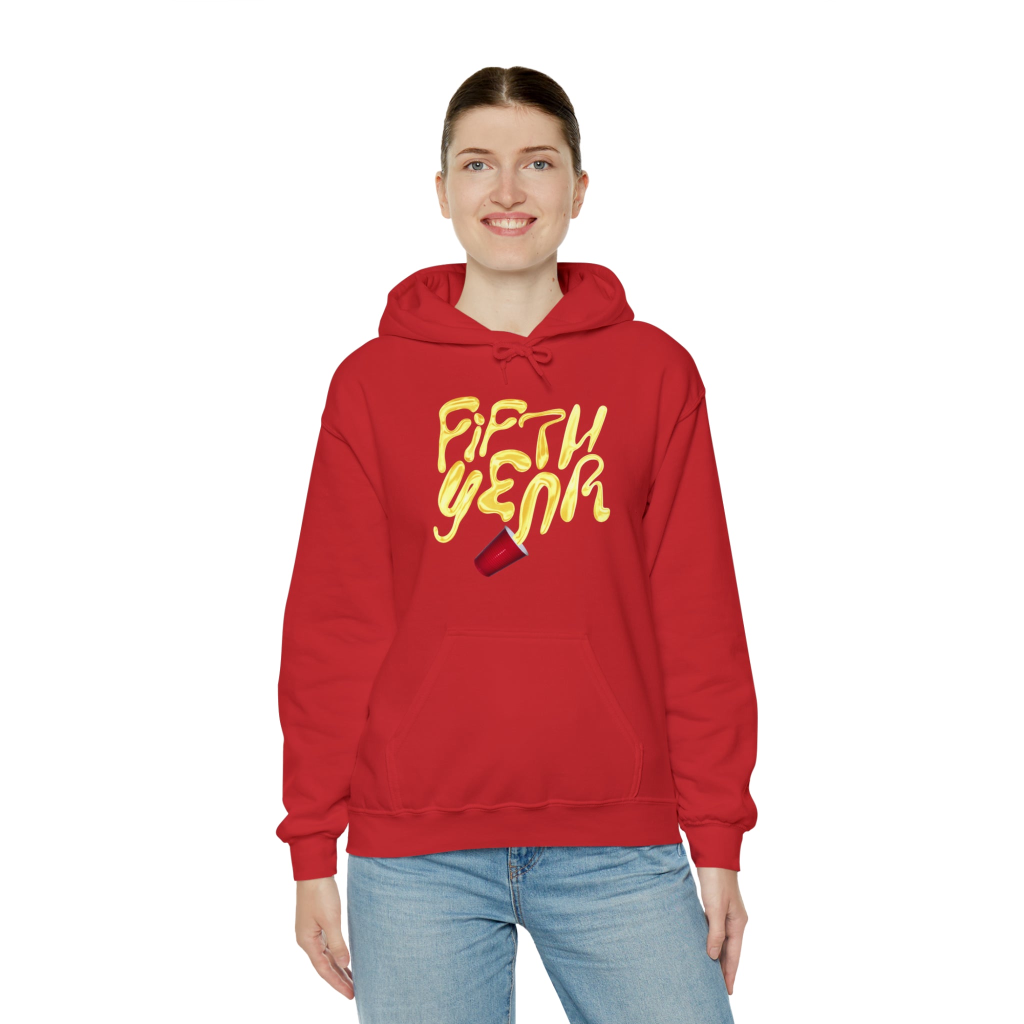 Fifth Year Beer Spill - Unisex Heavy Blend™ Hooded Sweatshirt