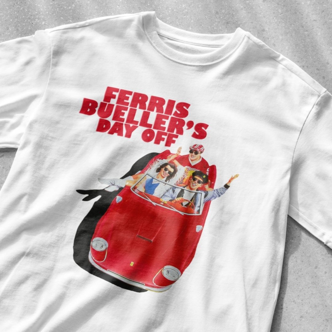 FERRIS BUELLER'S DAY OFF (with back quote) - Unisex Heavy Cotton Tee