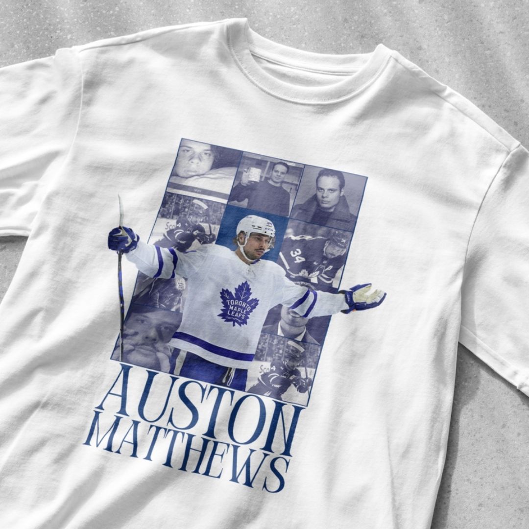 Auston Matthews (with back quote) - Unisex Heavy Cotton Tee