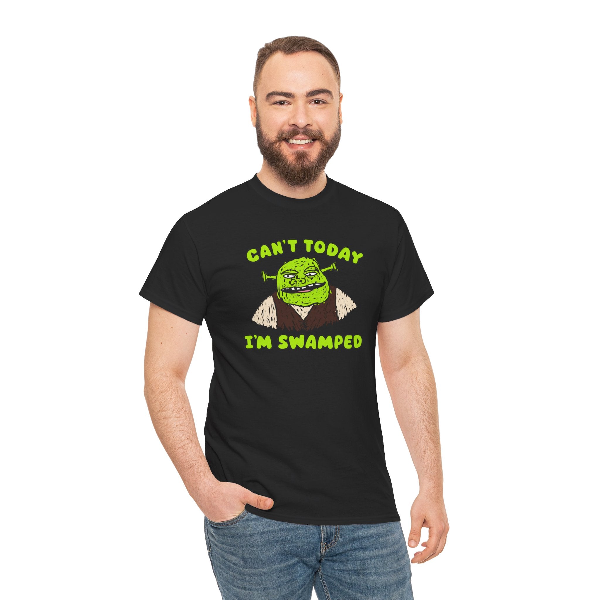 Can't Today I'm Swamped Shrek Shirt