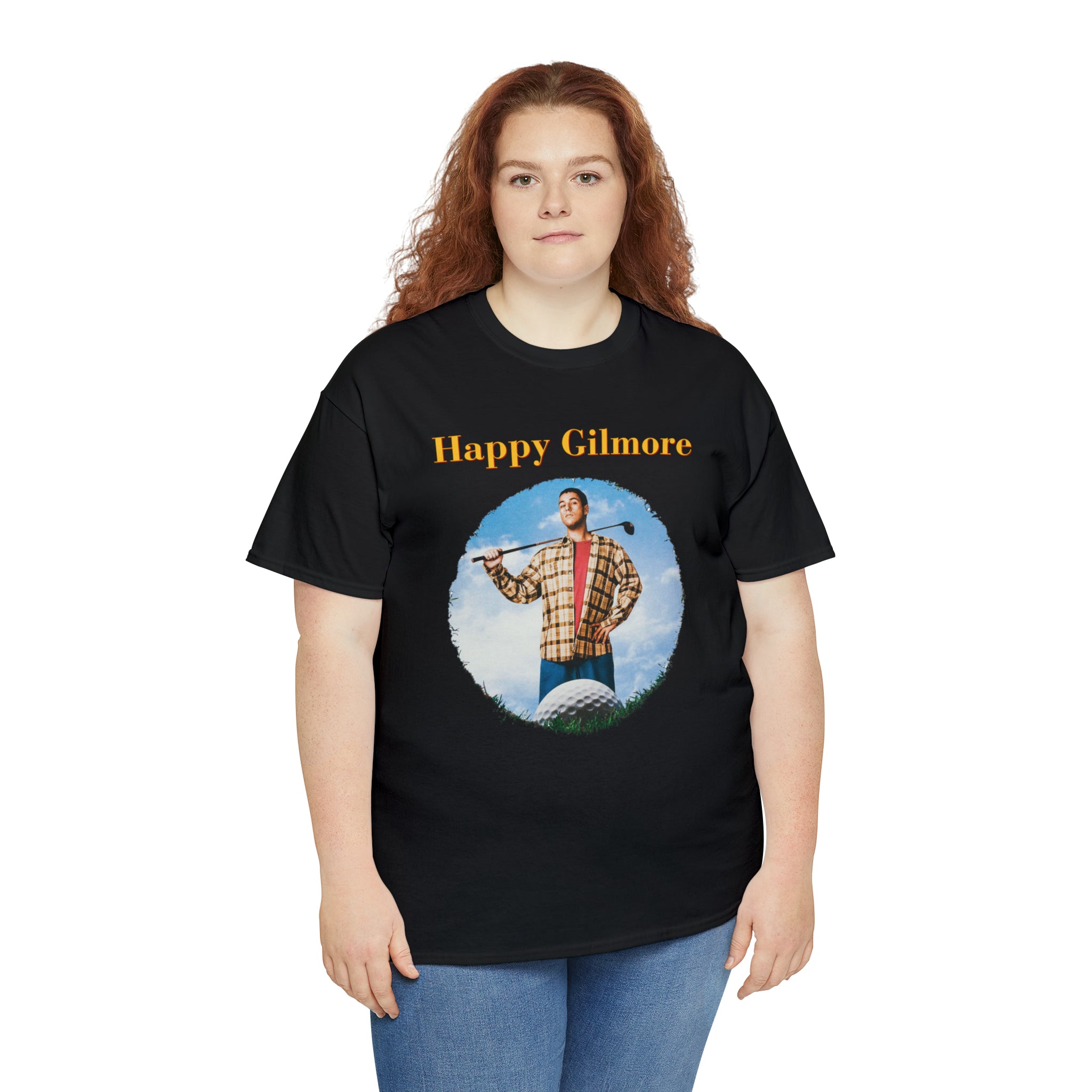 HAPPY GILMORE (with back quote) - Unisex Heavy Cotton Tee