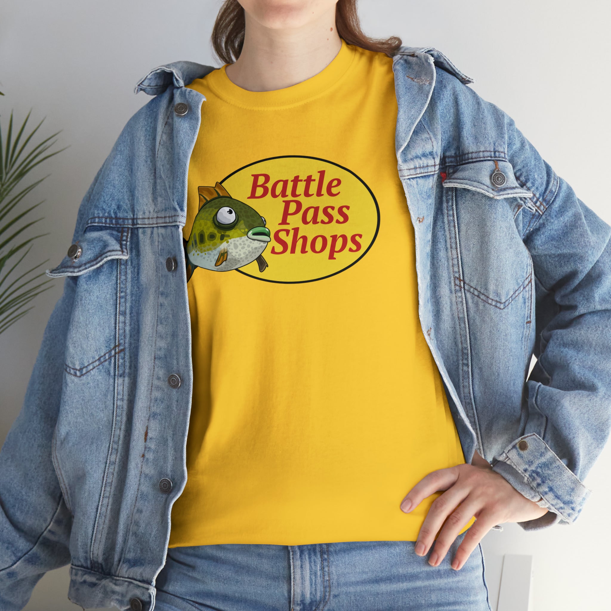 Battle Pass Shops Fortnite Flopper - Unisex Heavy Cotton Tee