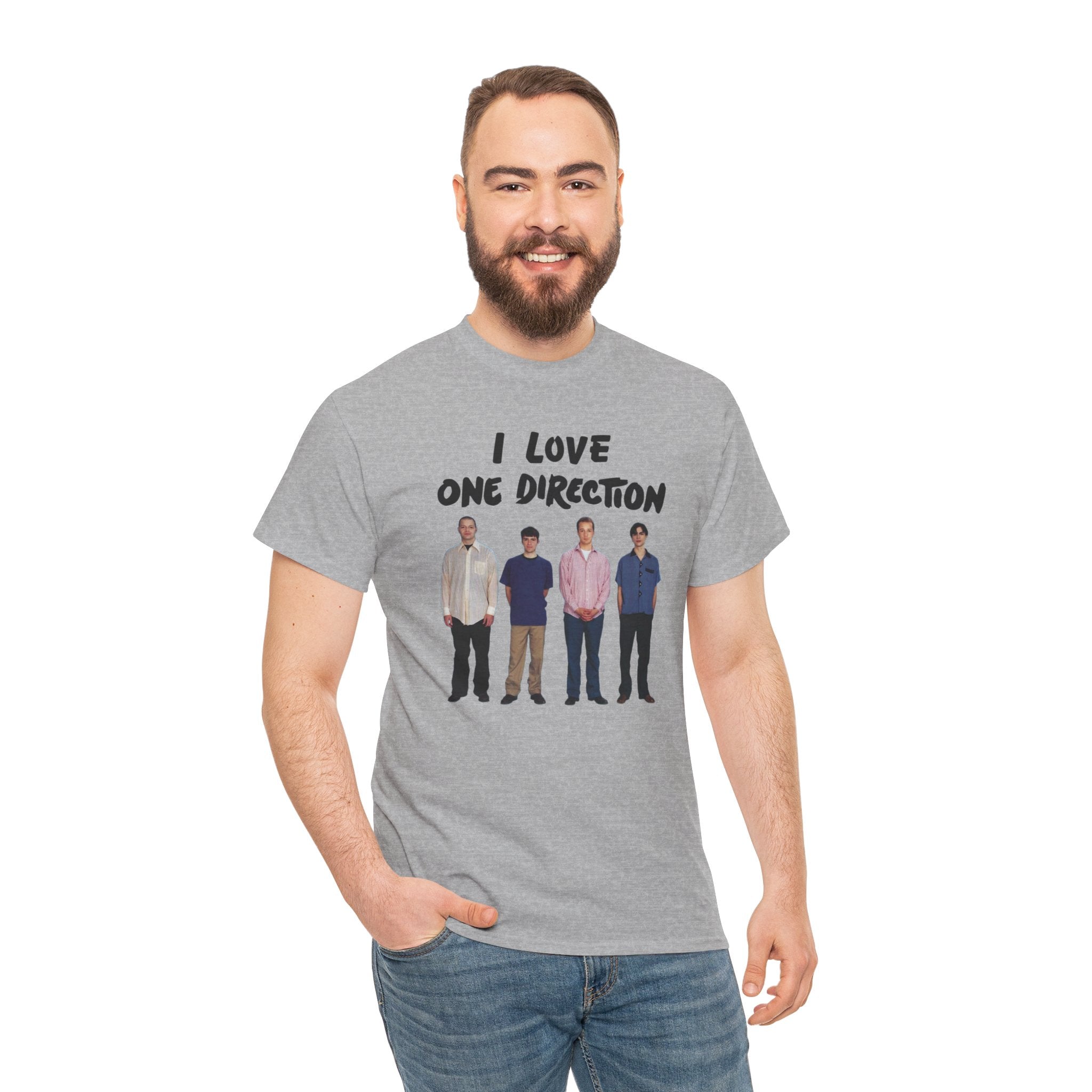 I Love One Direction Shirt - Weezer Parody Shirt