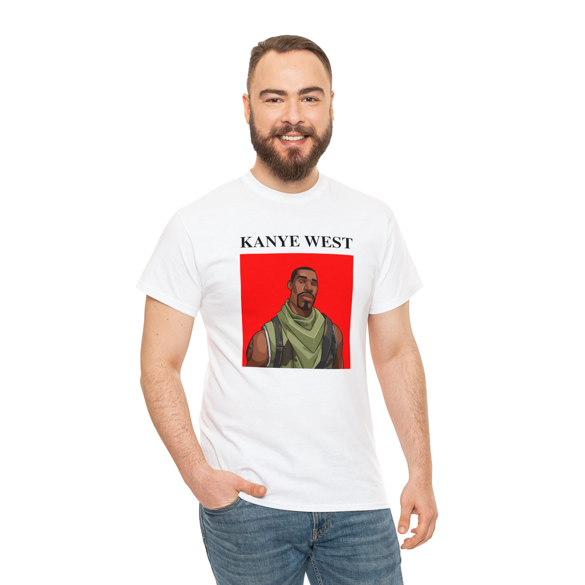 Kanye West Fortnite Default Skin - Unisex Heavy Cotton Tee