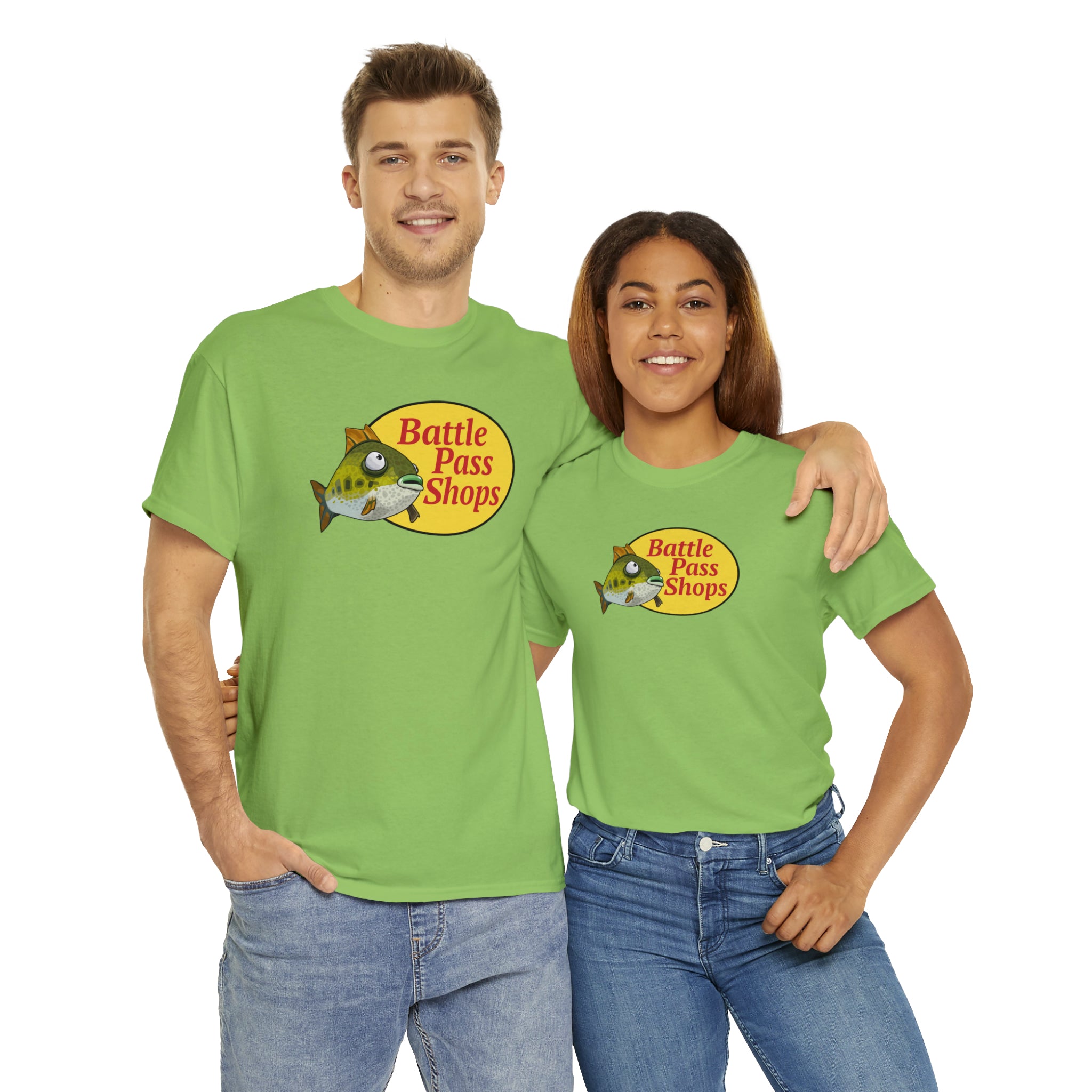 Battle Pass Shops Fortnite Flopper - Unisex Heavy Cotton Tee