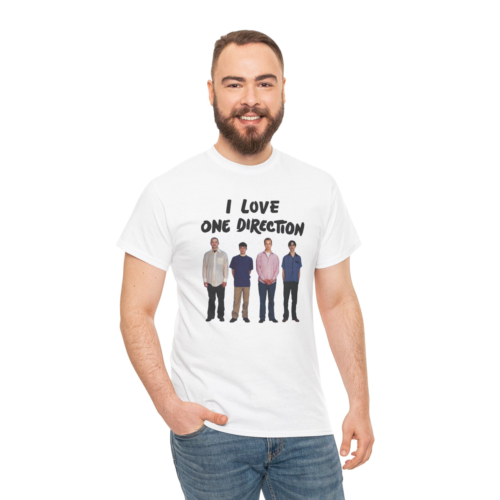 I Love One Direction Shirt - Weezer Parody Shirt