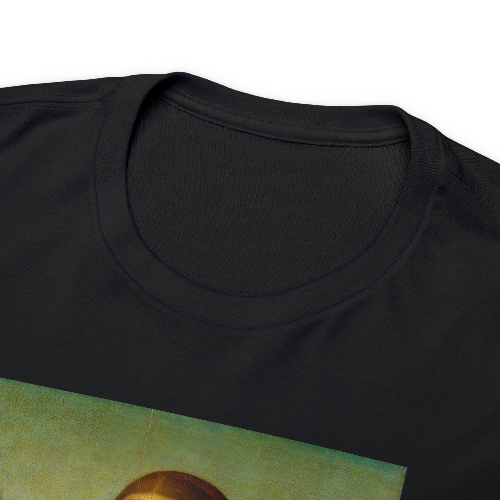 Mona Lisa with cigarettes - Unisex Heavy Cotton Tee