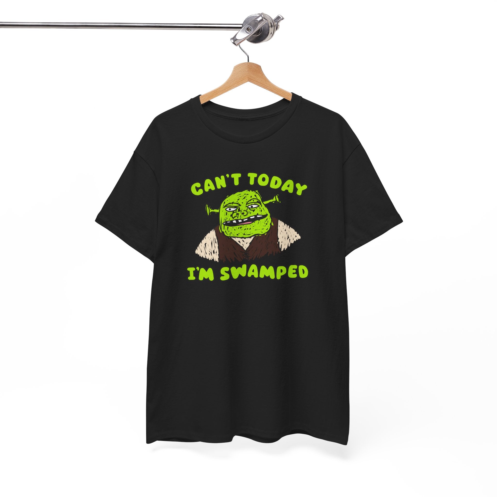 Can't Today I'm Swamped Shrek Shirt