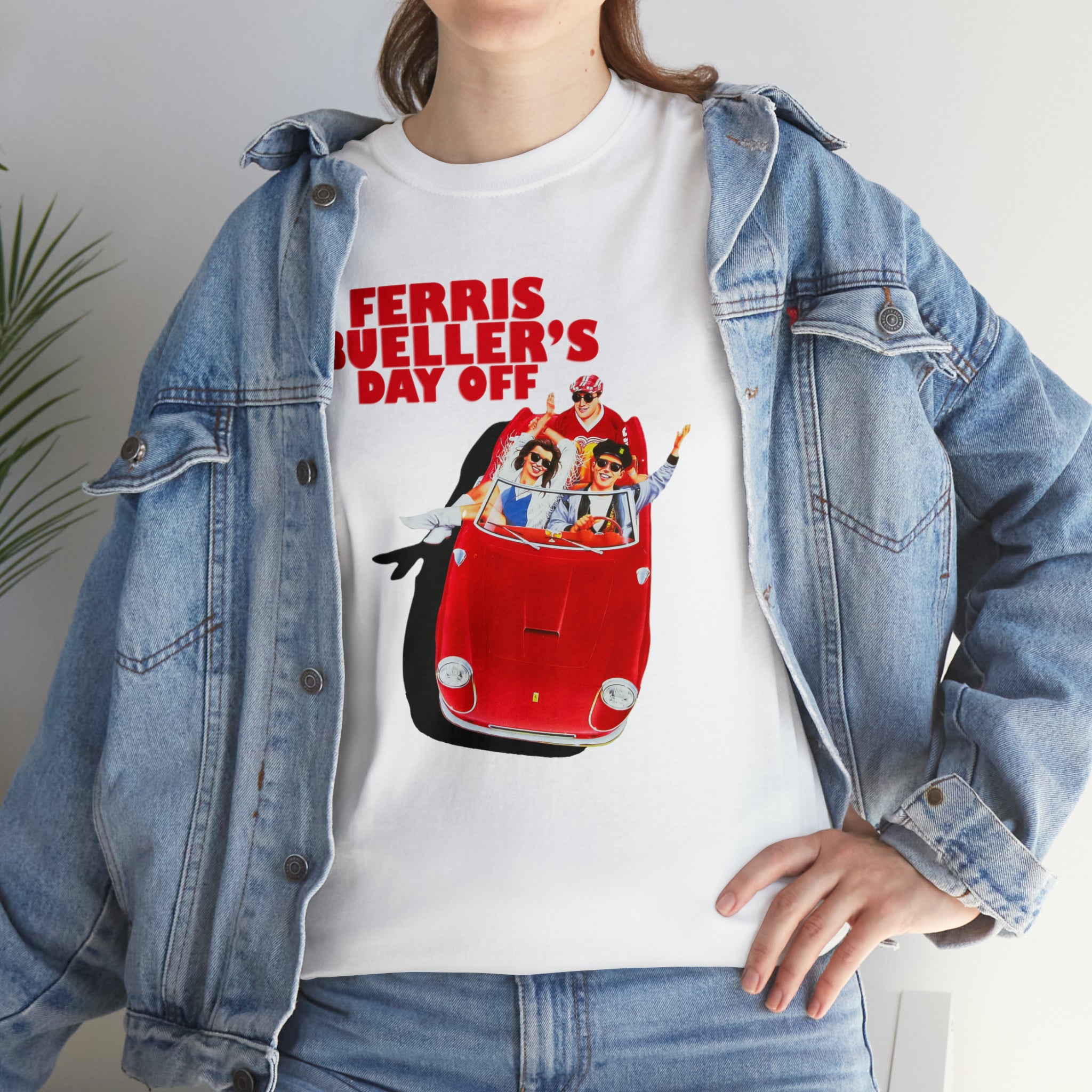 FERRIS BUELLER'S DAY OFF (with back quote) - Unisex Heavy Cotton Tee