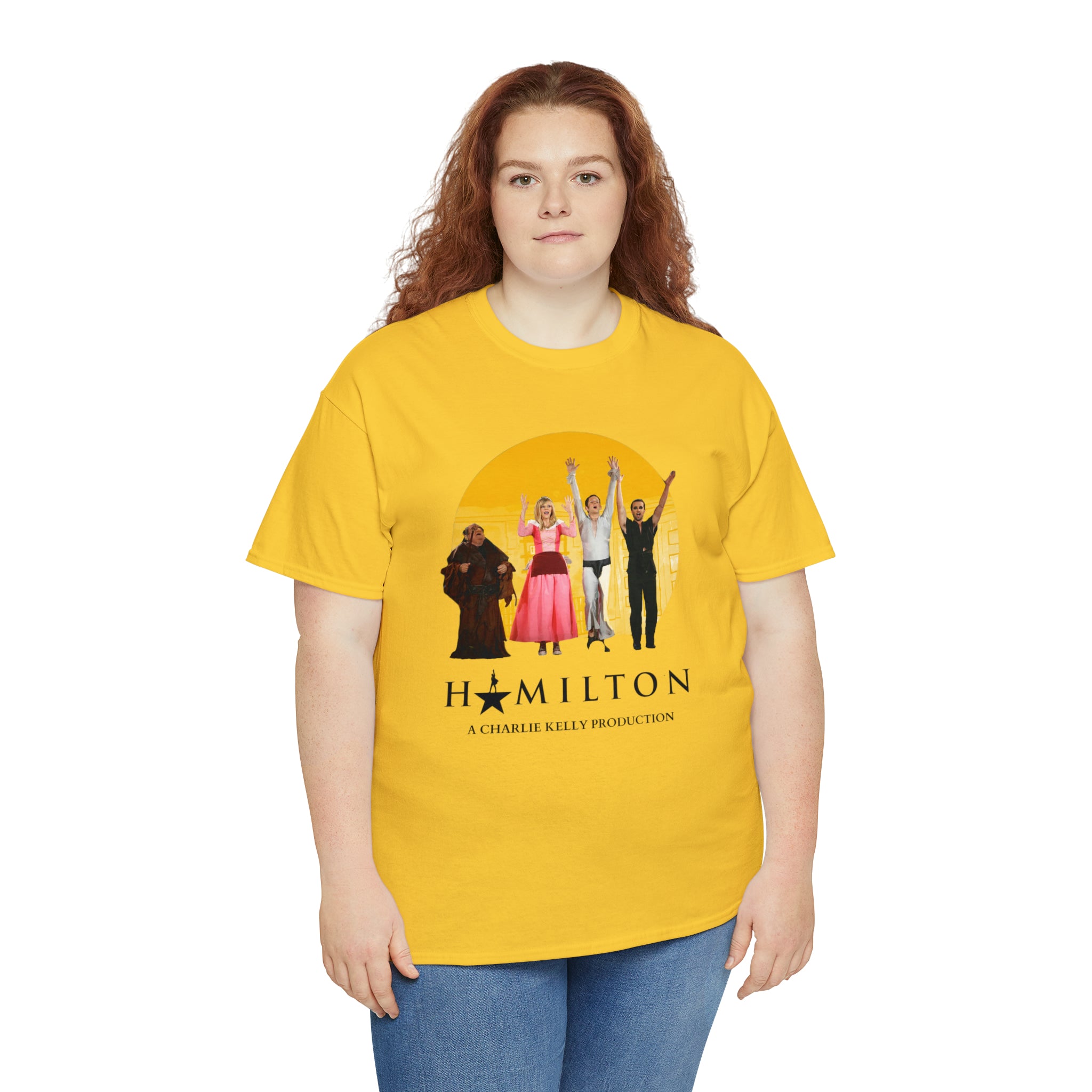 The Nightman Cometh (Hamilton) It's Always Sunny in Philidelphia - Unisex Heavy Cotton Tee