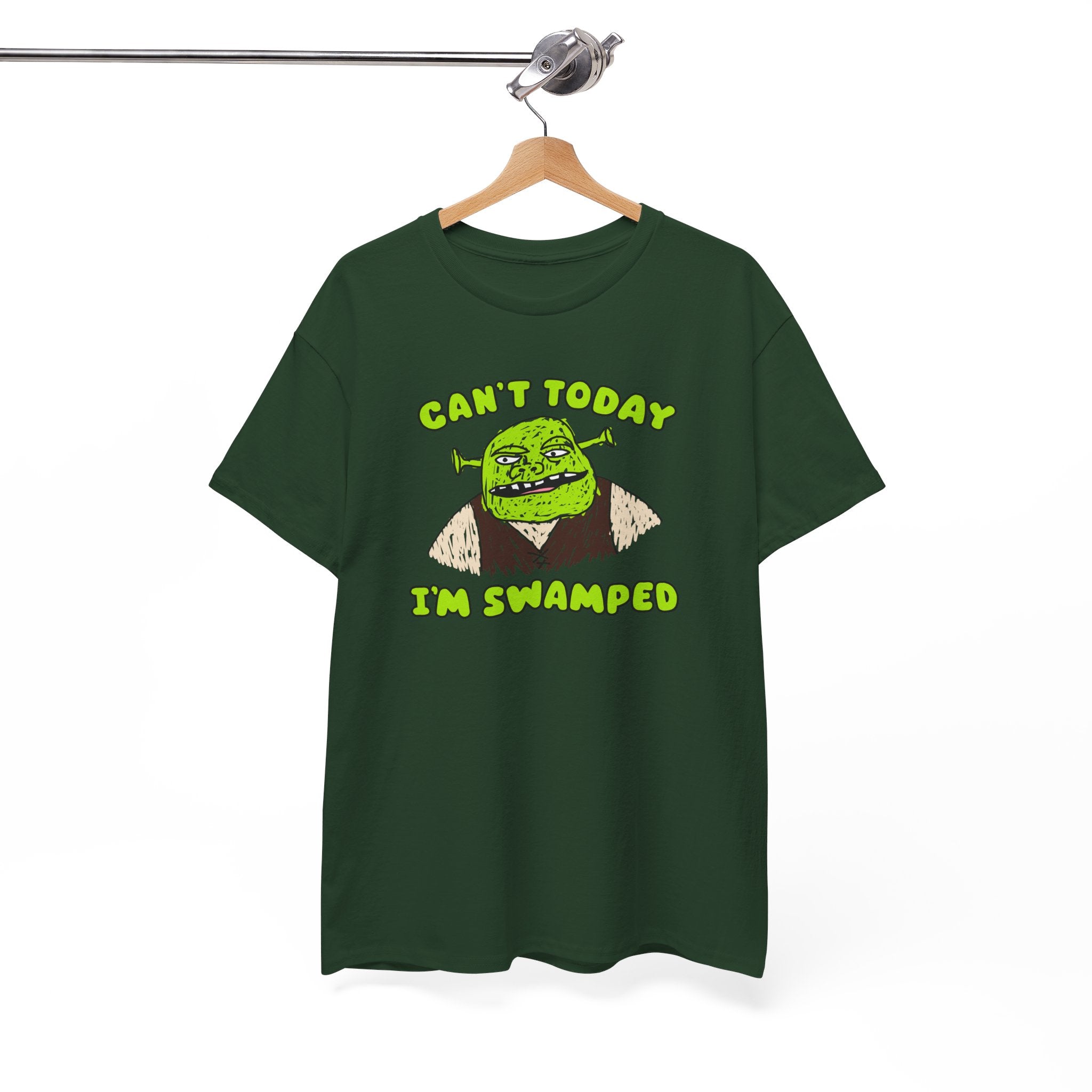 Can't Today I'm Swamped Shrek Shirt