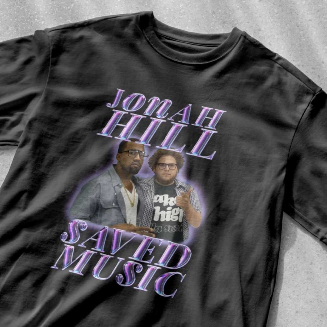 JONAH HILL SAVED MUSIC (KANYE) - Unisex Heavy Cotton Tee