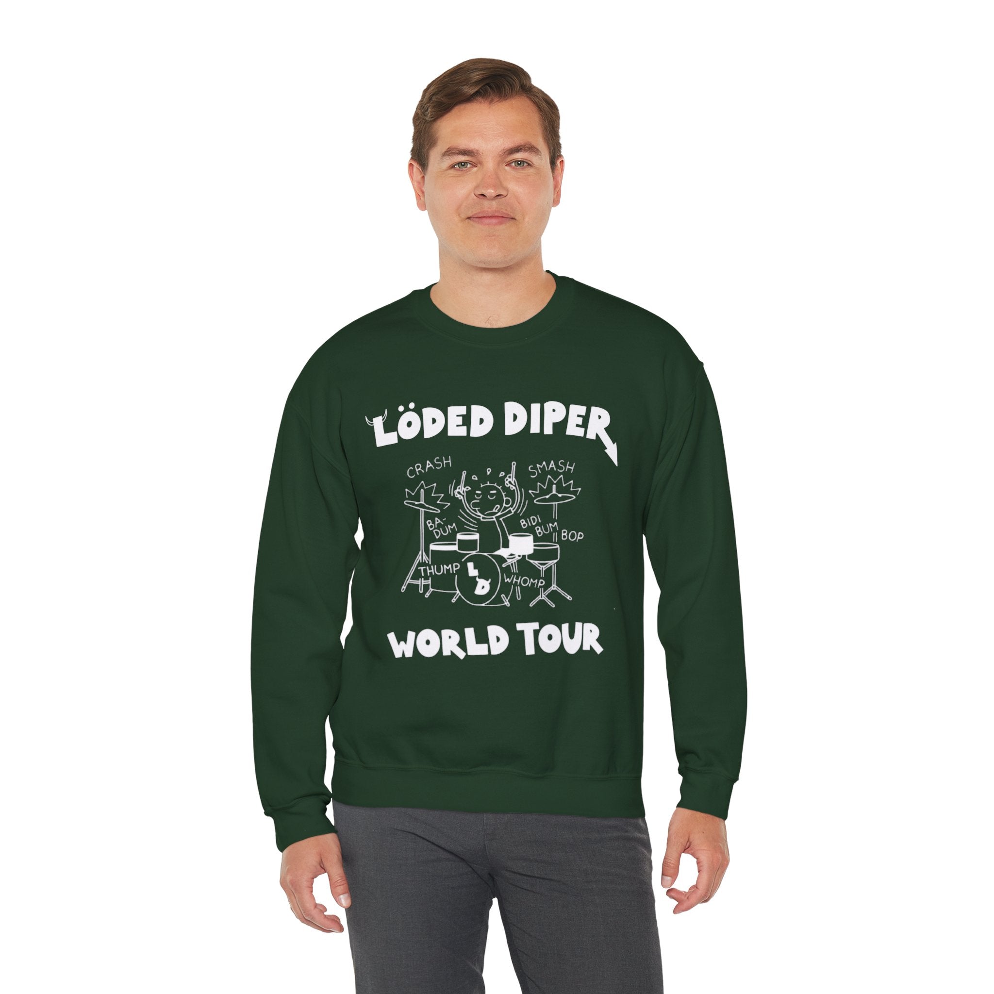 Loded Diper Unisex Heavy Blend™ Crewneck Sweatshirt