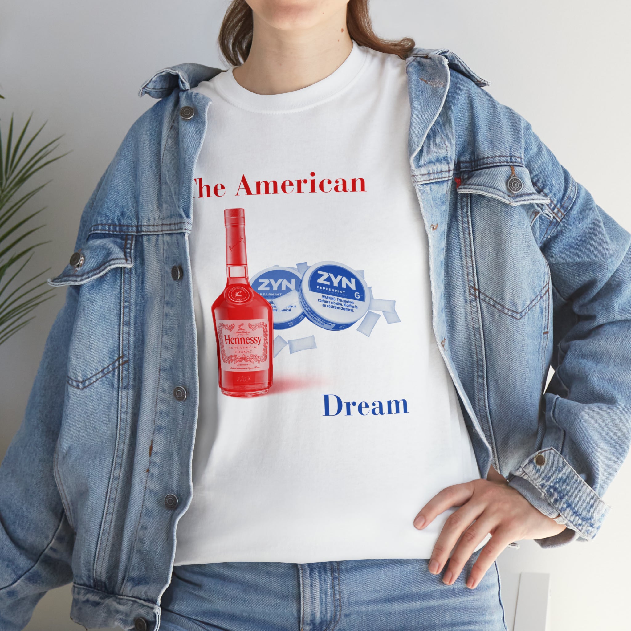 The American Dream Hennessy and Zyns 6mg - Unisex Heavy Cotton Tee