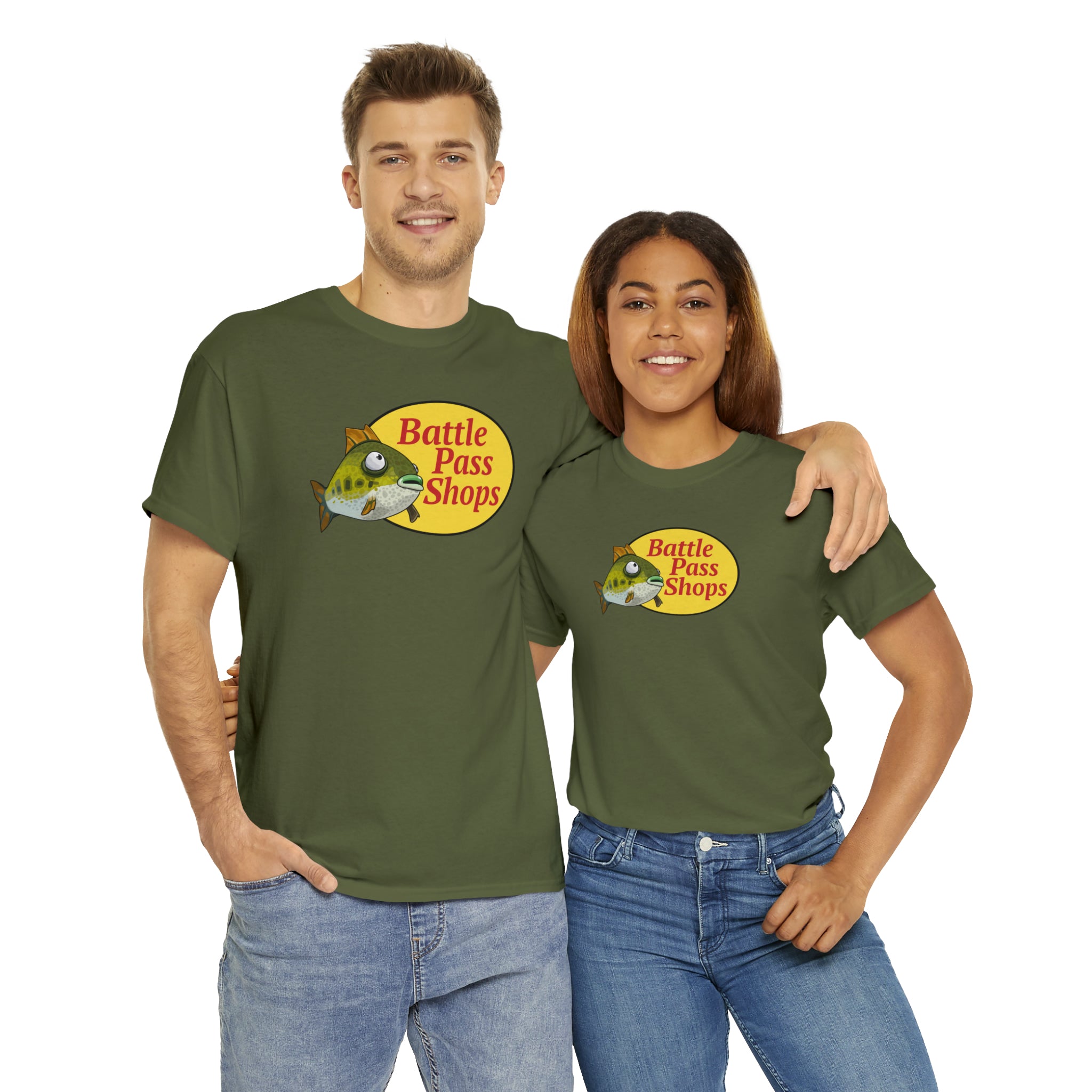 Battle Pass Shops Fortnite Flopper - Unisex Heavy Cotton Tee