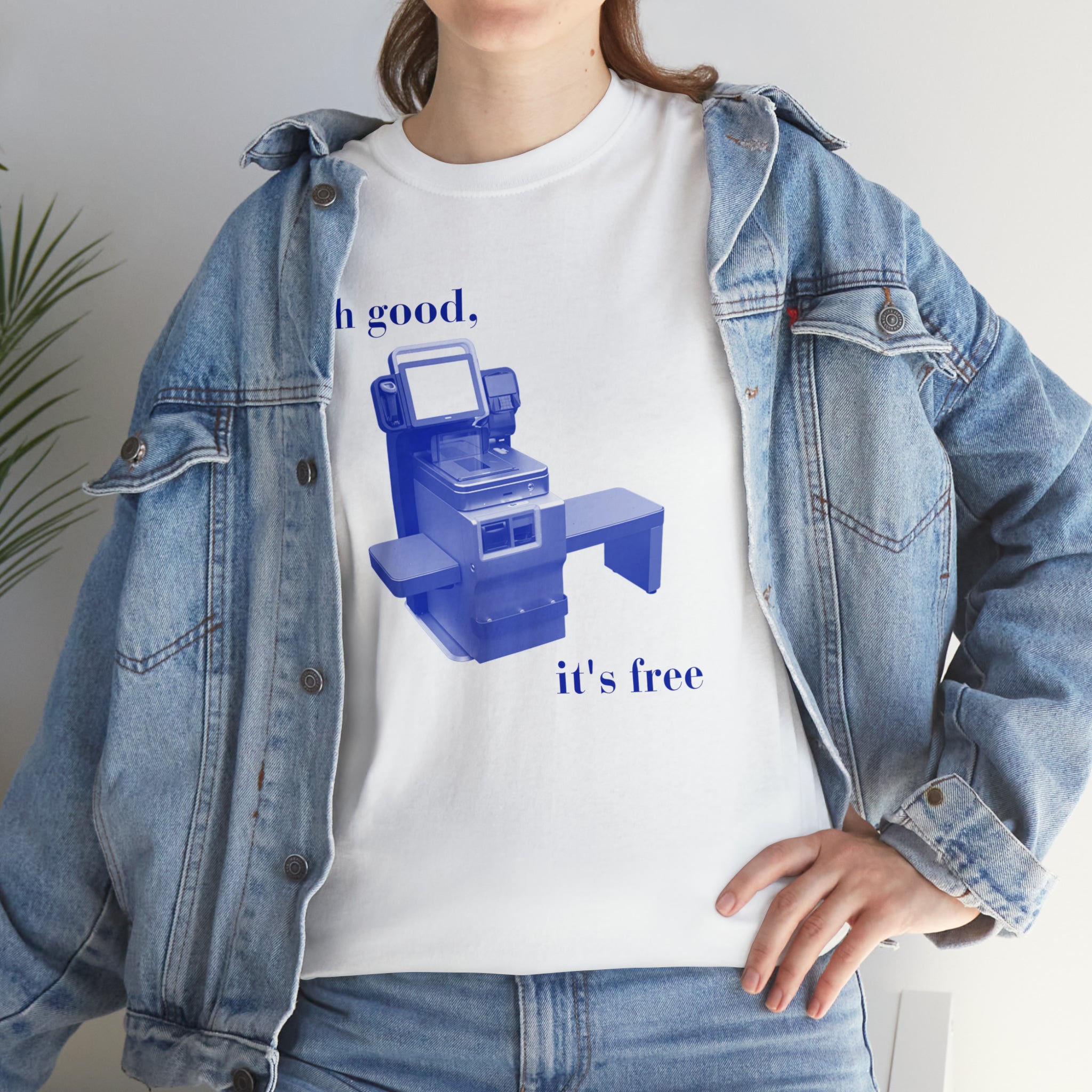 Self Checkout "Oh good, its free" - Unisex Heavy Cotton Tee