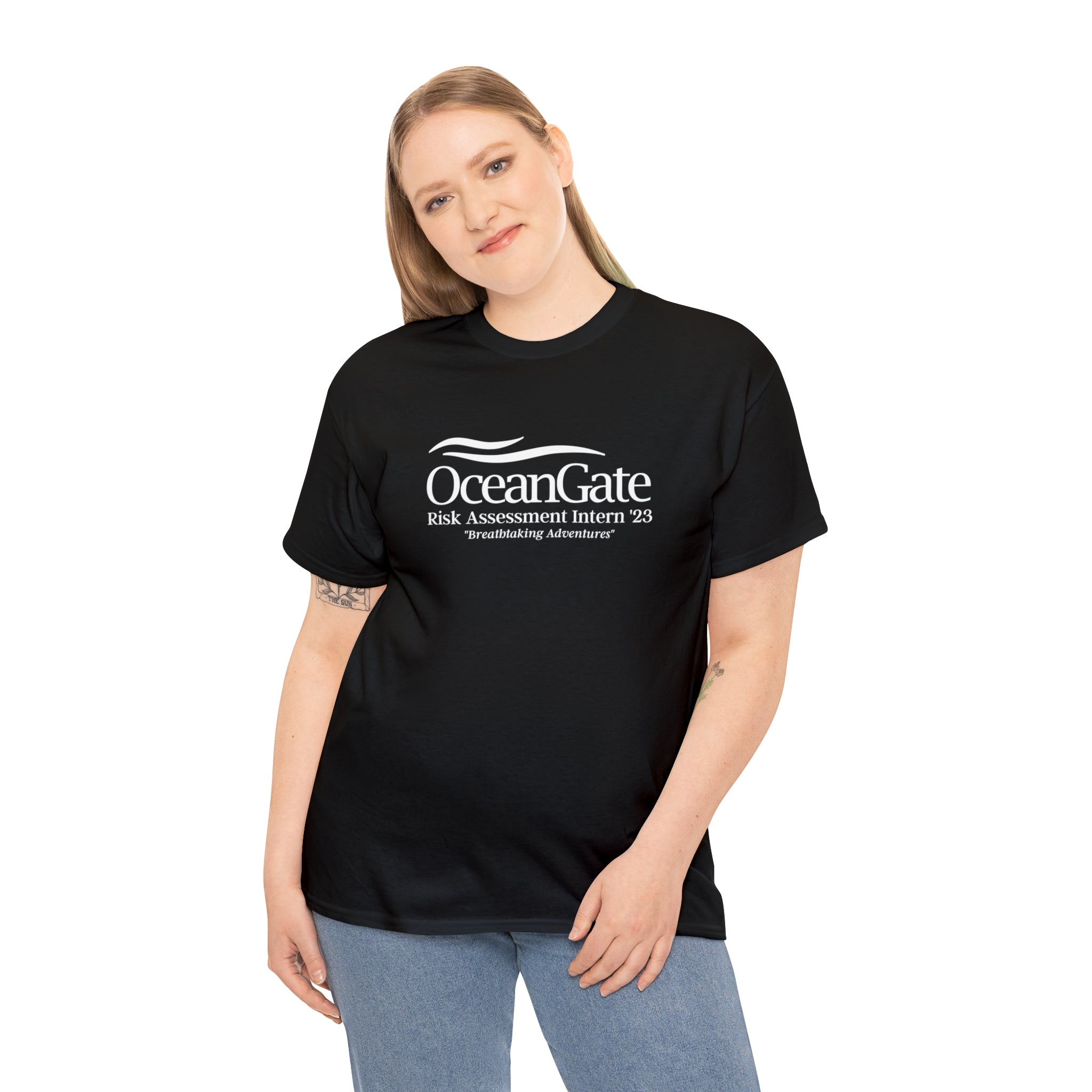 OceanGate Risk Assessment Intern '23 Unisex Heavy Cotton Tee