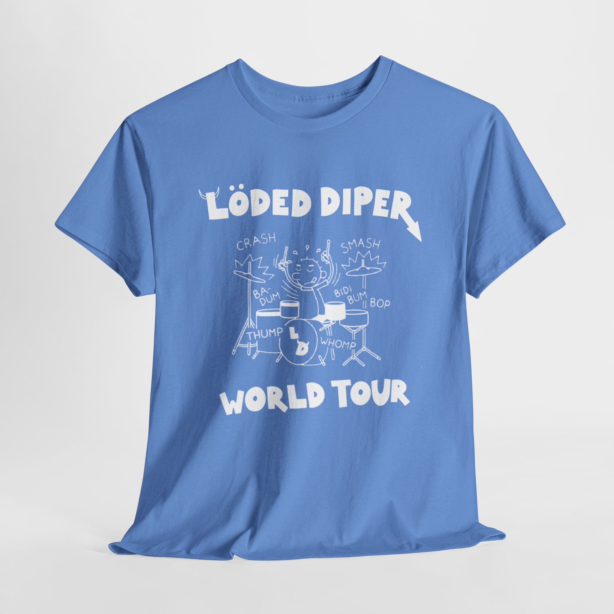 Loded Diper World Tour Shirt (Diary of a Wimpy Kid Rodrick Rules) - Unisex Heavy Cotton Tee