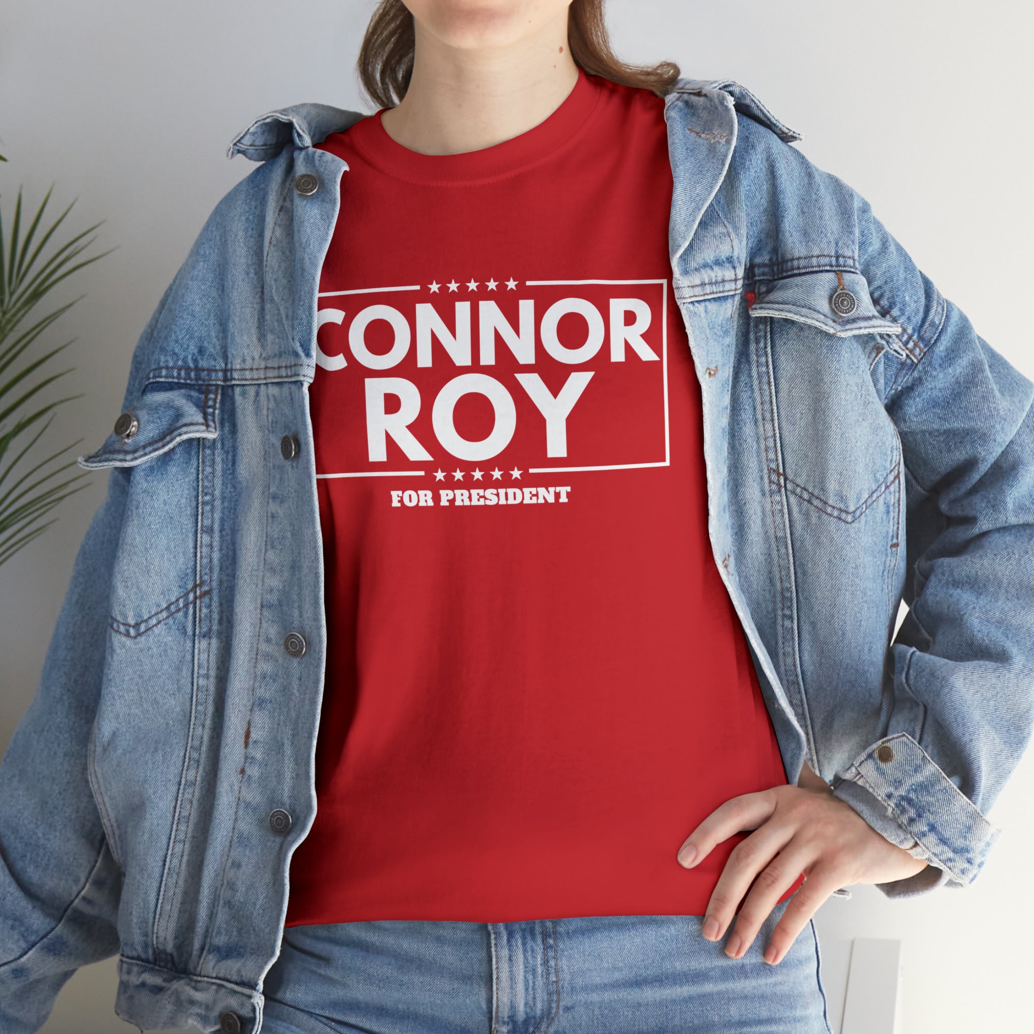 Connor Roy for President - Unisex Heavy Cotton Tee